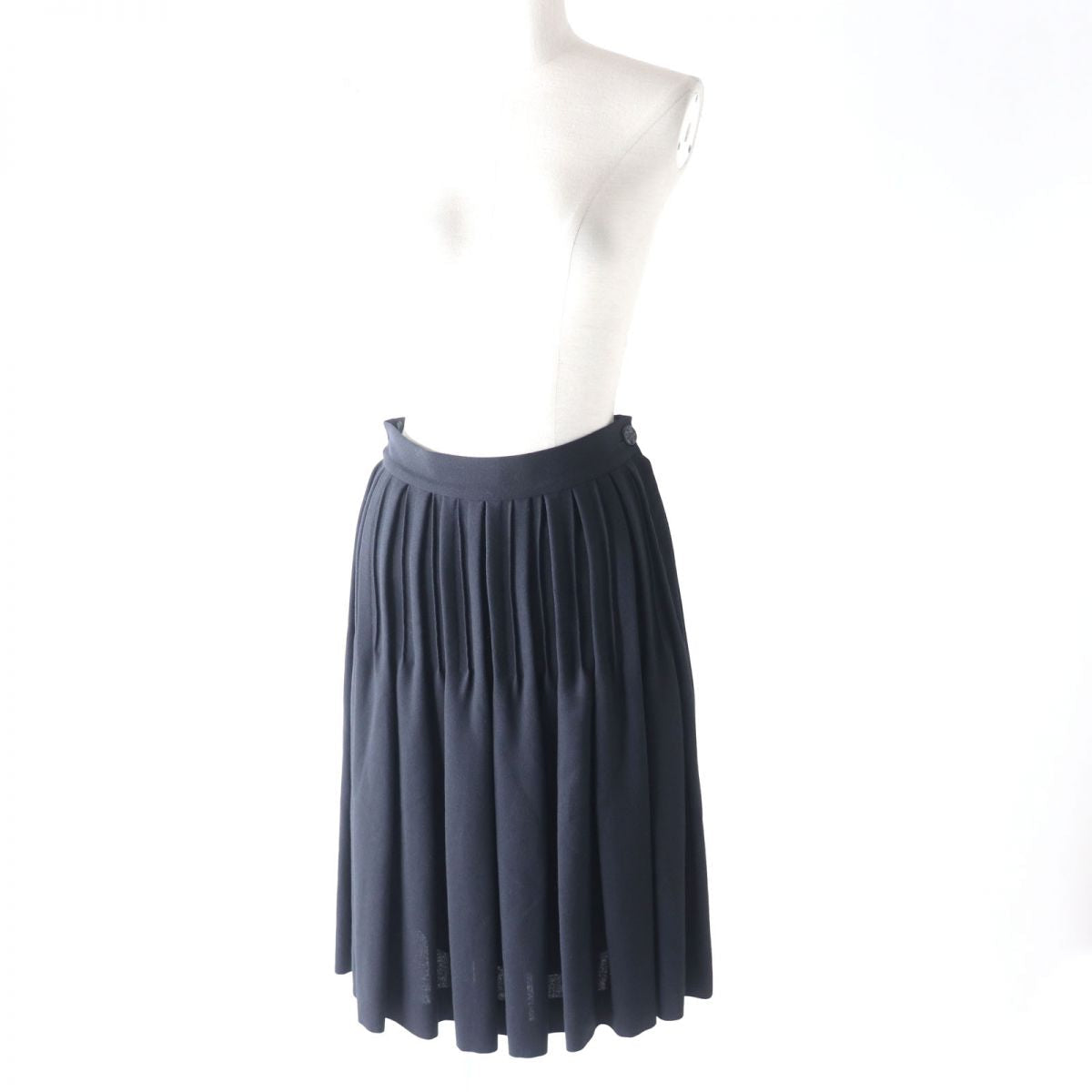 CHANEL skirt P41079 Outer: 70% rayon, Outer: 30% wool, Lining: 100% silk black Women 36
