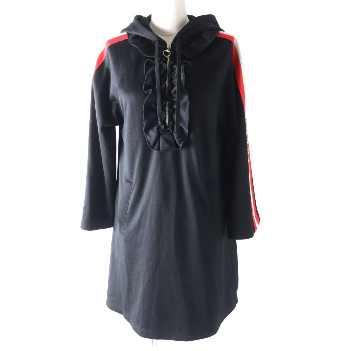 GUCCI one piece Outer material: 55% polyester, Outer material: 45% cotton, Part: 100% nylon black Women XS