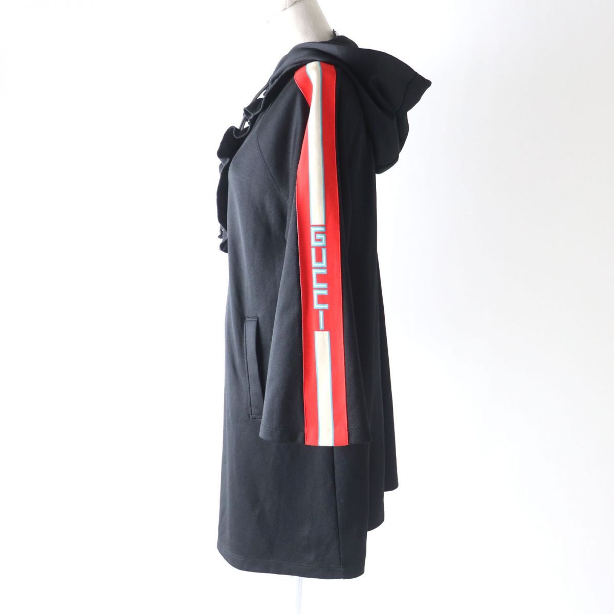 GUCCI one piece Outer material: 55% polyester, Outer material: 45% cotton, Part: 100% nylon black Women XS