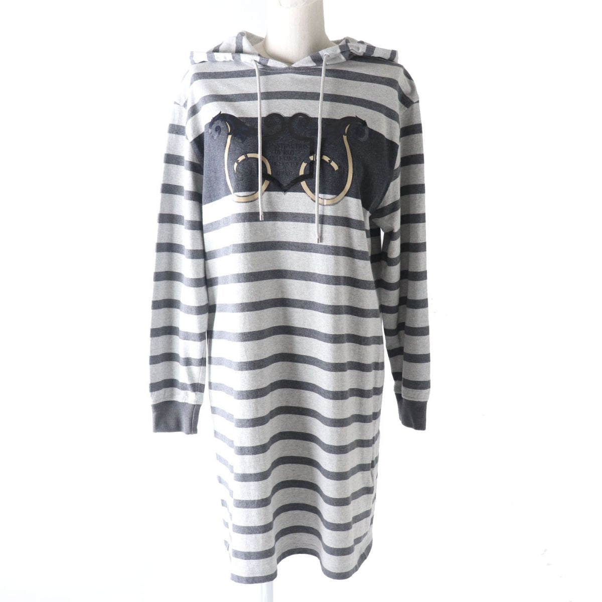 HERMES one piece Main: 100% cotton, part: 82% cotton, part: 16% nylon, part: 2% polyurethane gray Women 34