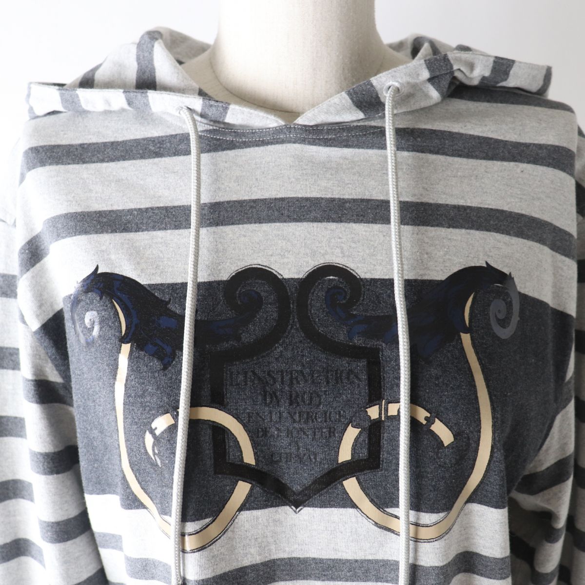 HERMES one piece Main: 100% cotton, part: 82% cotton, part: 16% nylon, part: 2% polyurethane gray Women 34