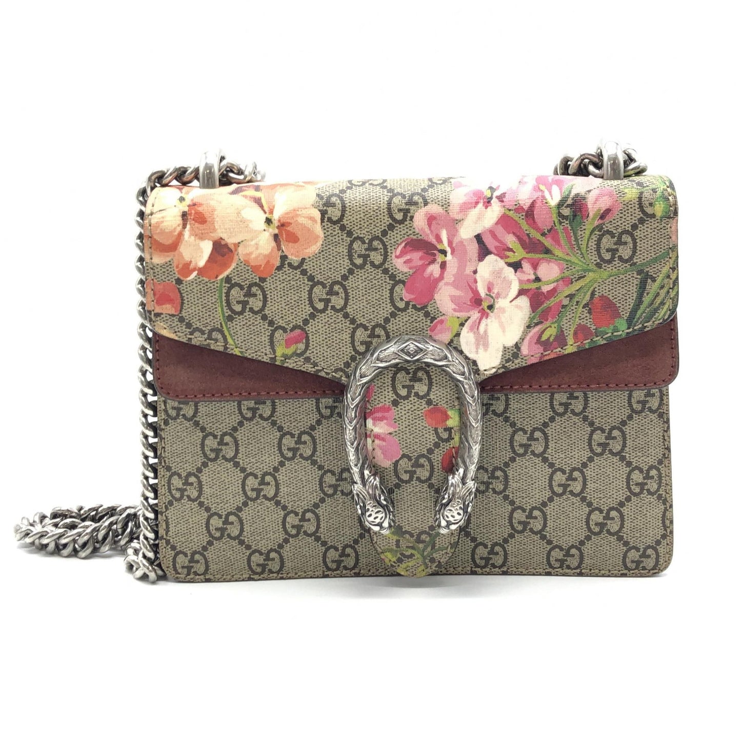 Gucci Dionysus Mini Shoulder Bag GG Supreme Blooms