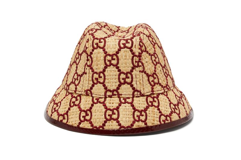GUCCI GG FEDORA HAT WITH SNAKESKIN
