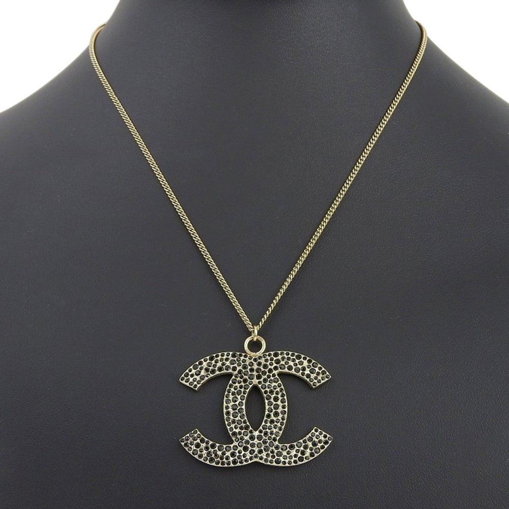 CHANEL Necklace Plated Gold gold COCO Mark Women