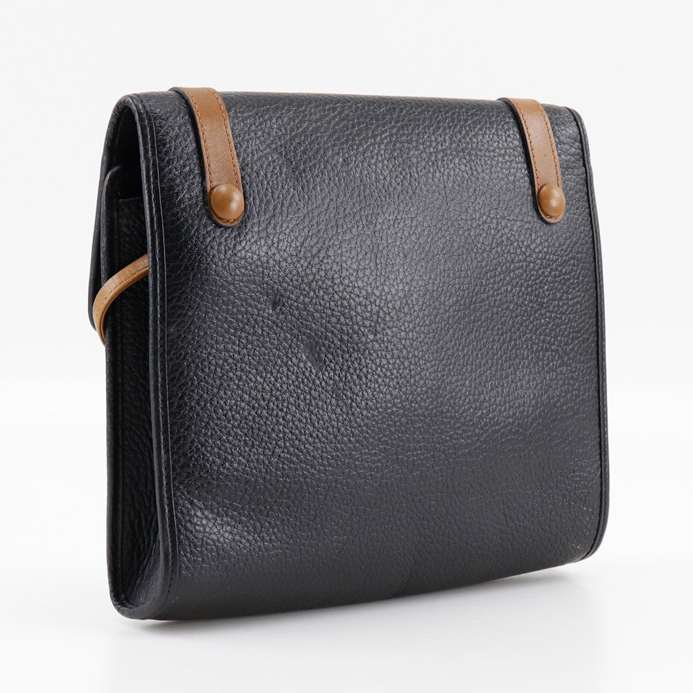 Christian Dior Shoulder Bag leather black Women