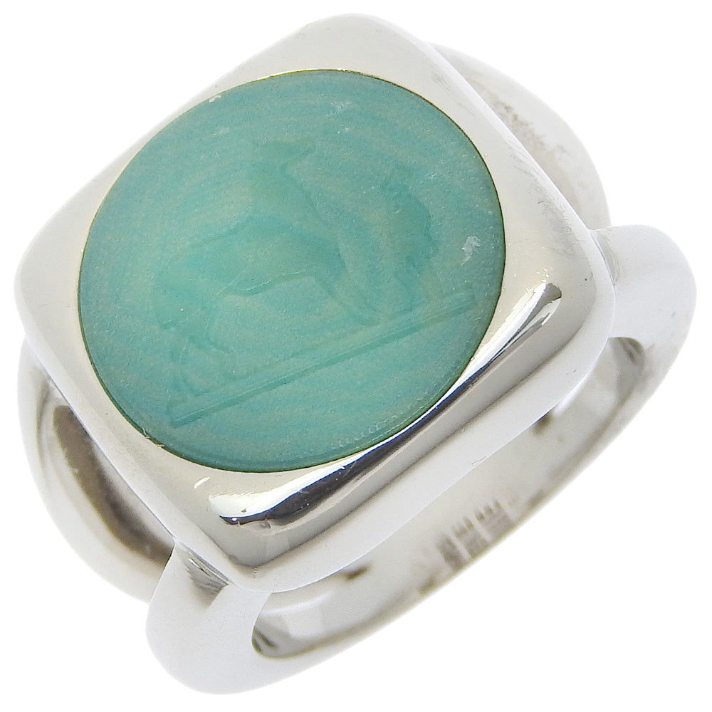HERMES Ring metallic Silver Corozo Women