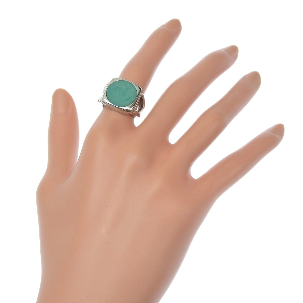 HERMES Ring metallic Silver Corozo Women