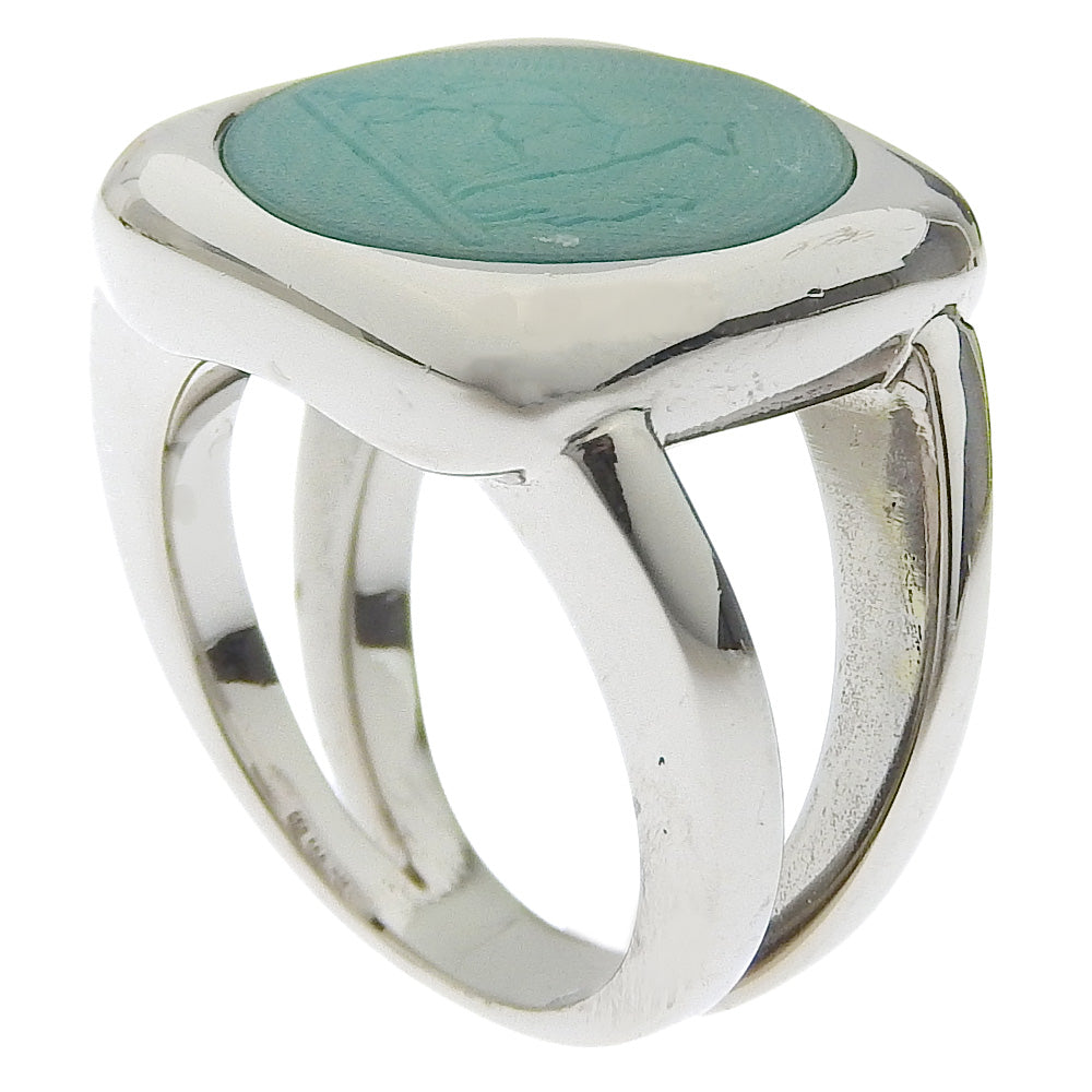 HERMES Ring metallic Silver Corozo Women