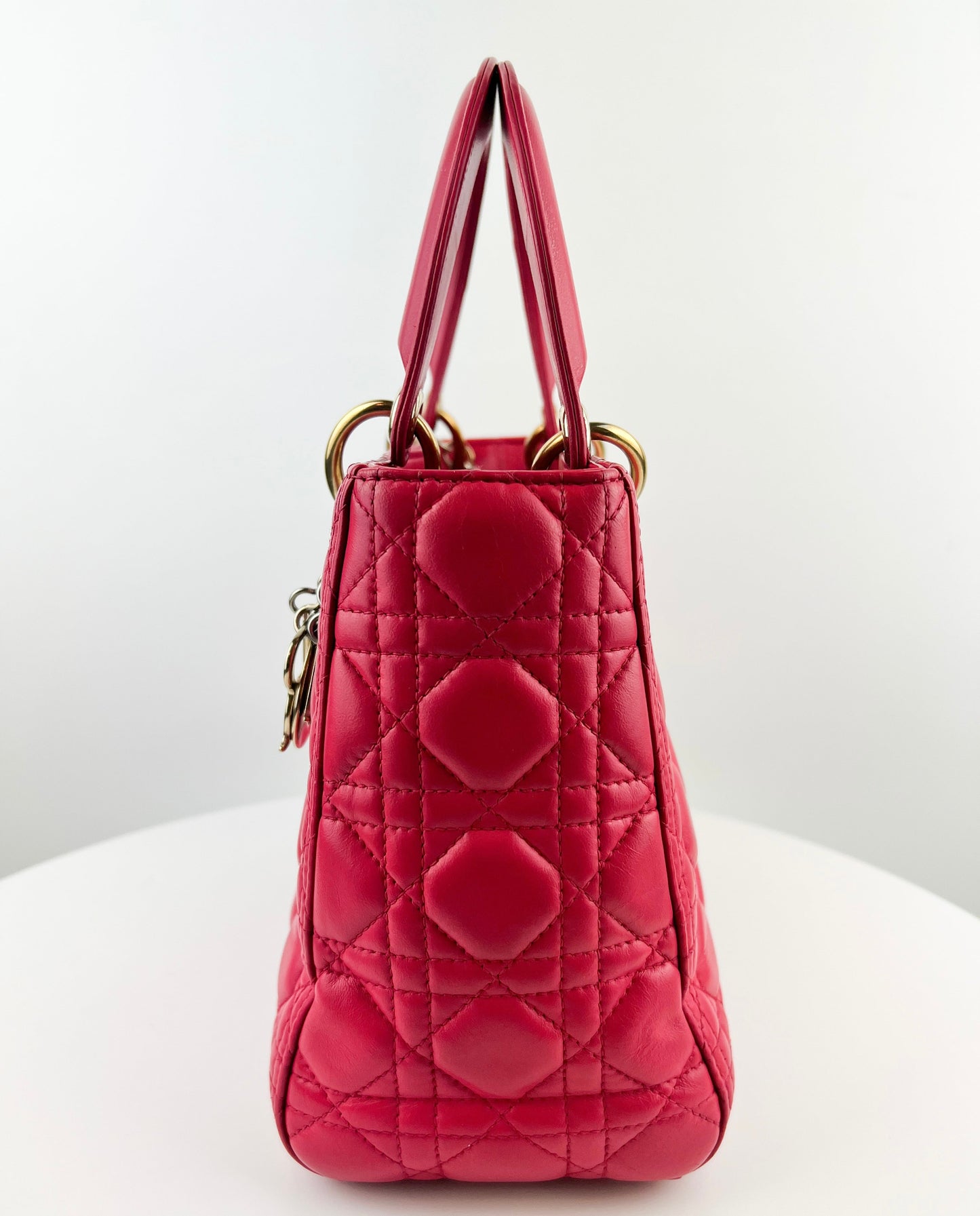 Dior Lambskin Cannage Medium Lady Dior