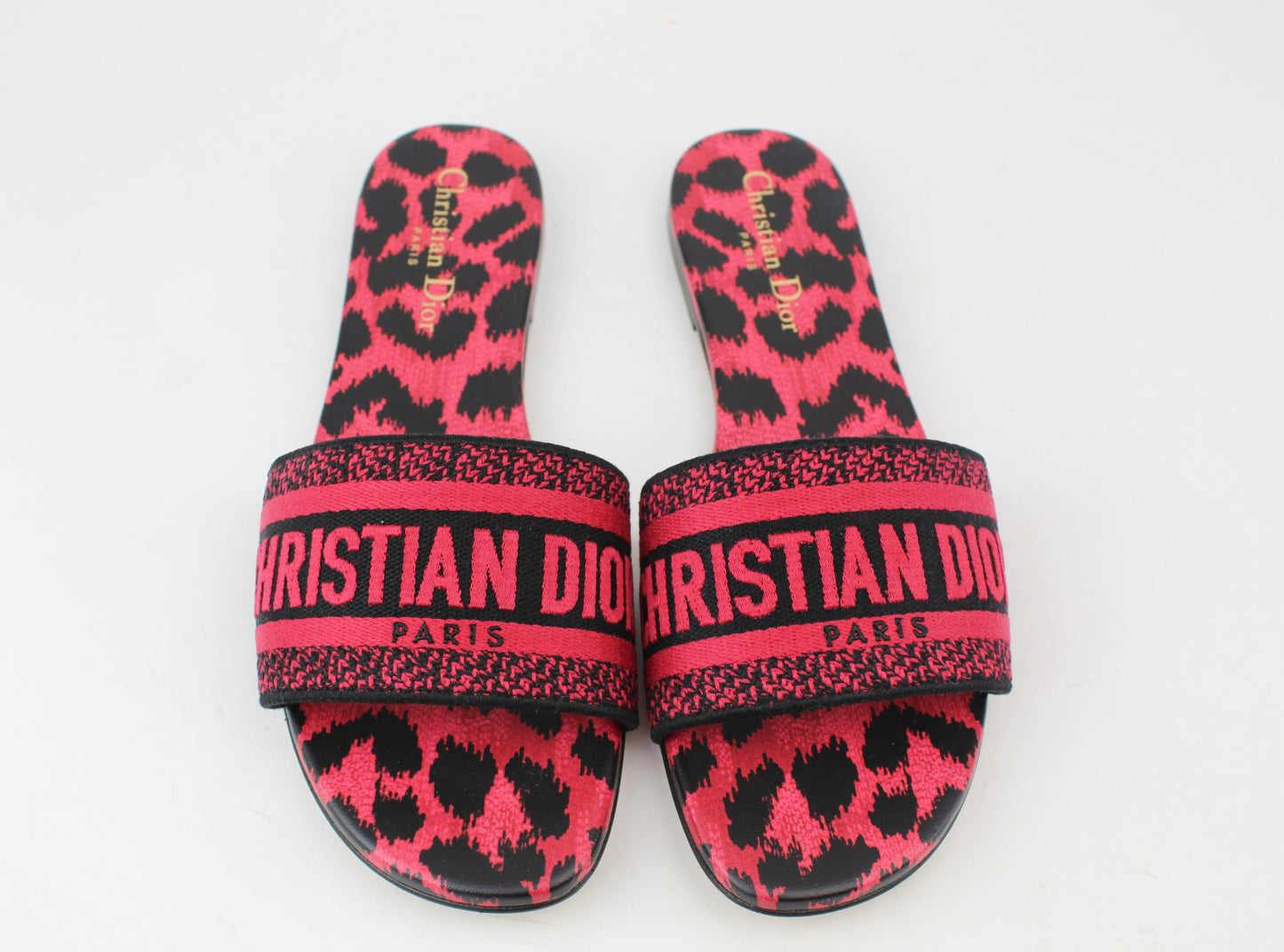 Dior D-Way Slides Rasberry Pop Mizza