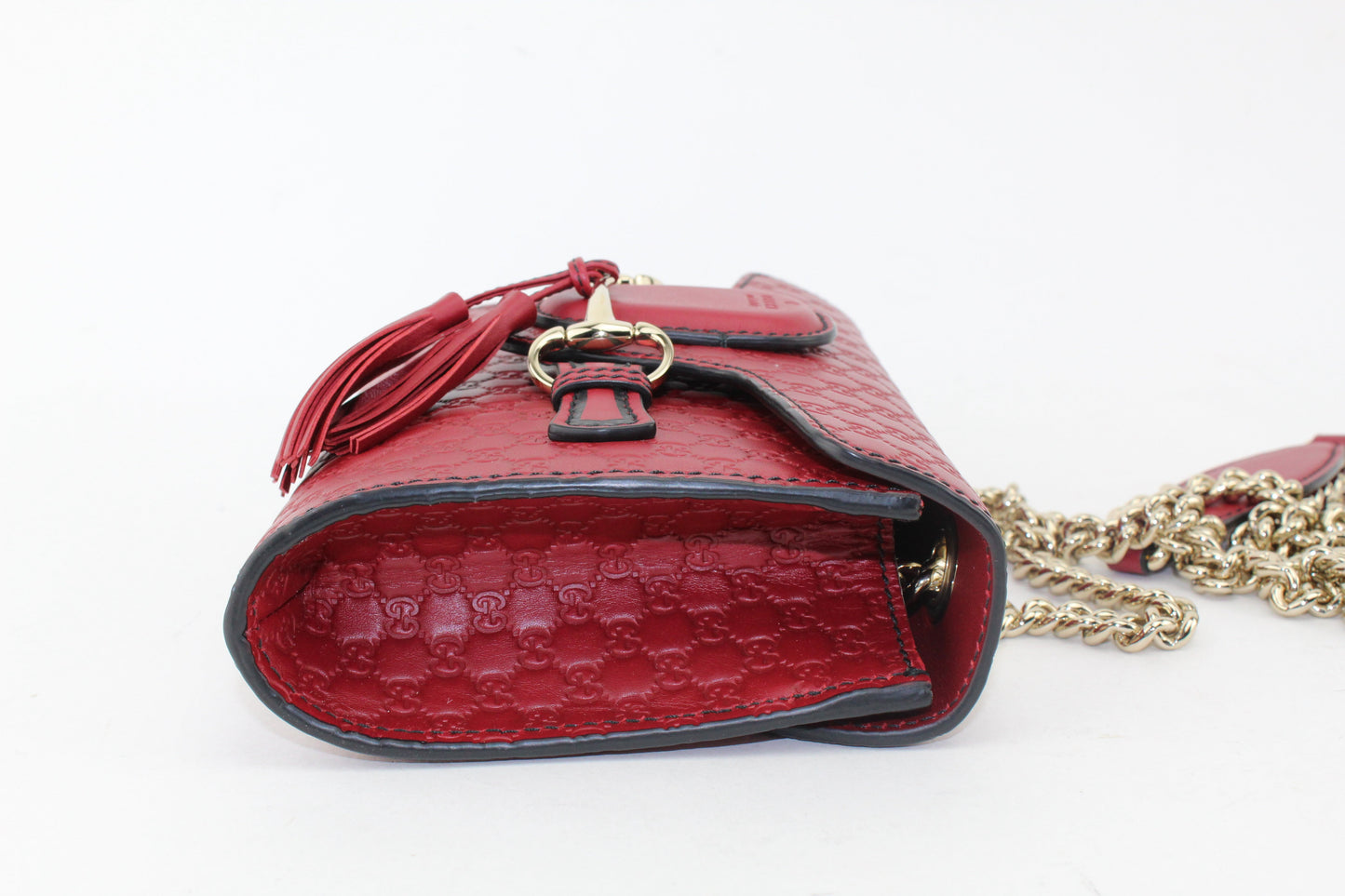 Gucci Emily Guccissima Mini Chain Shoulder Bag