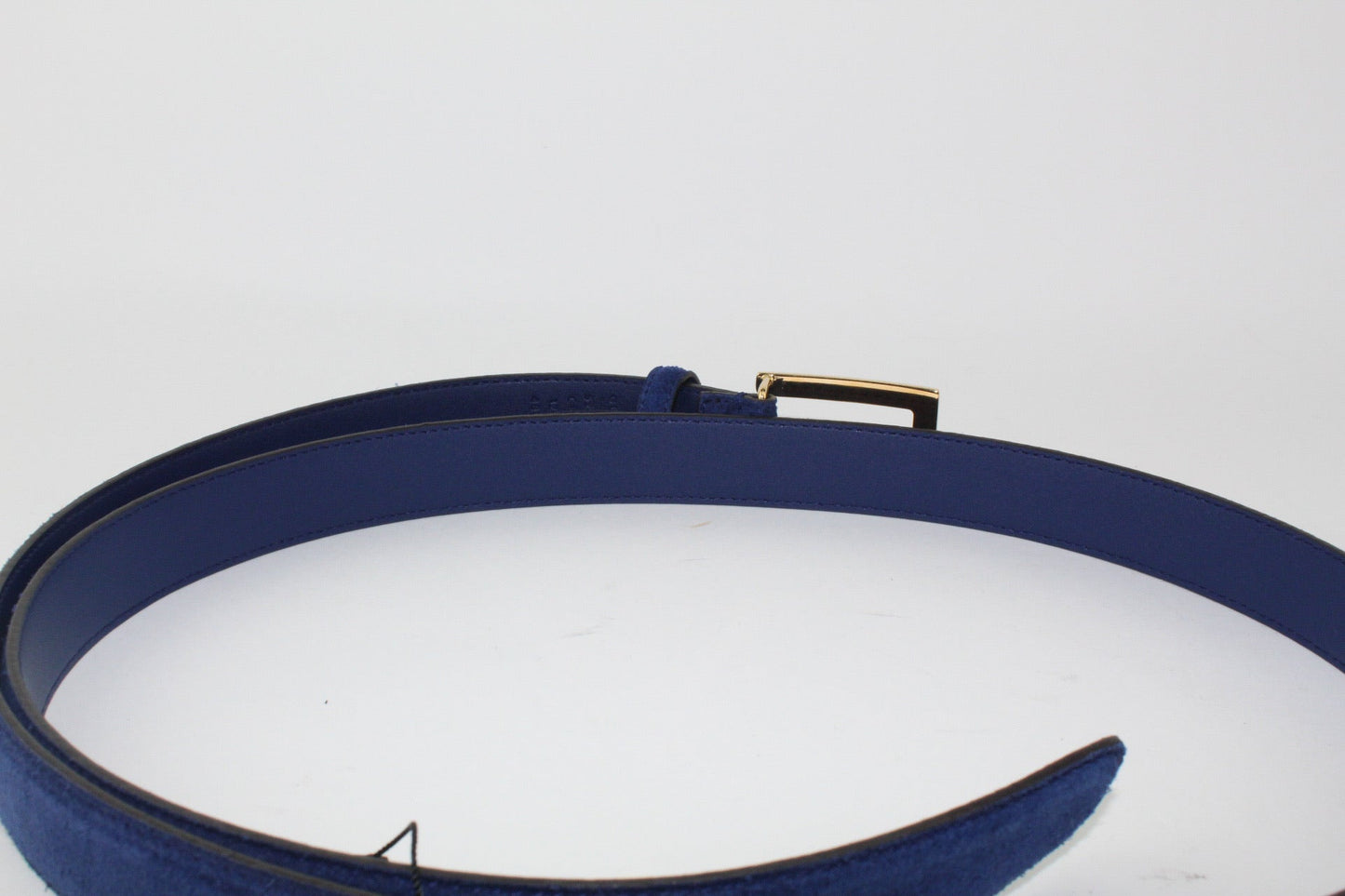 Gucci Blue Suede G Belt