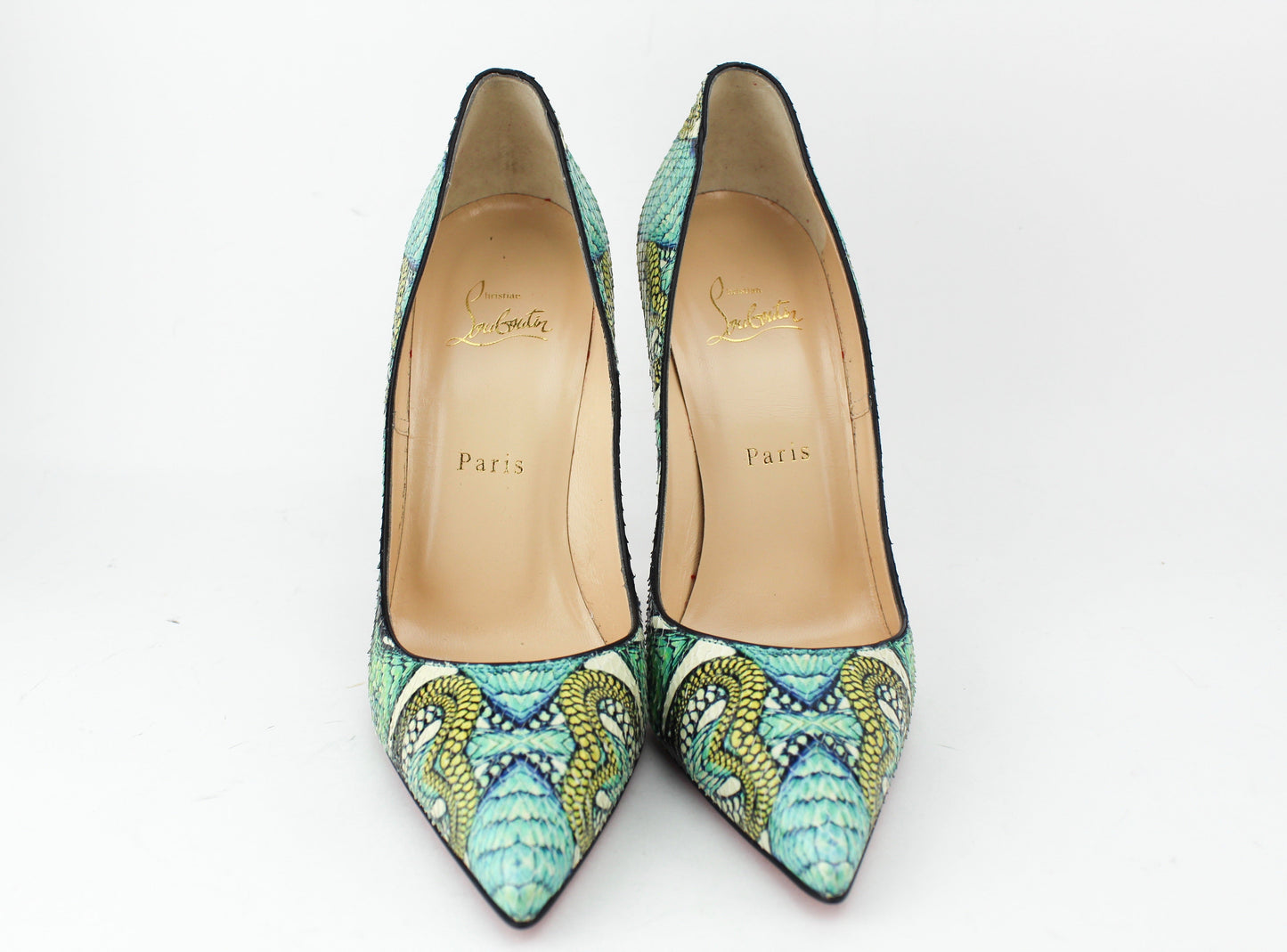 Christian Louboutin So Kate 120 Python Inferno