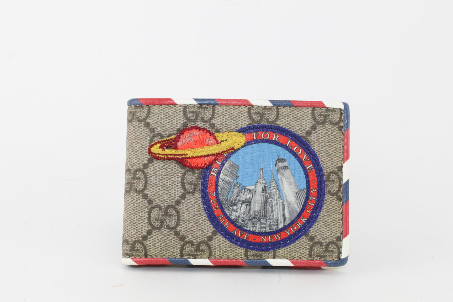 Gucci Courier GG Supreme Wallet