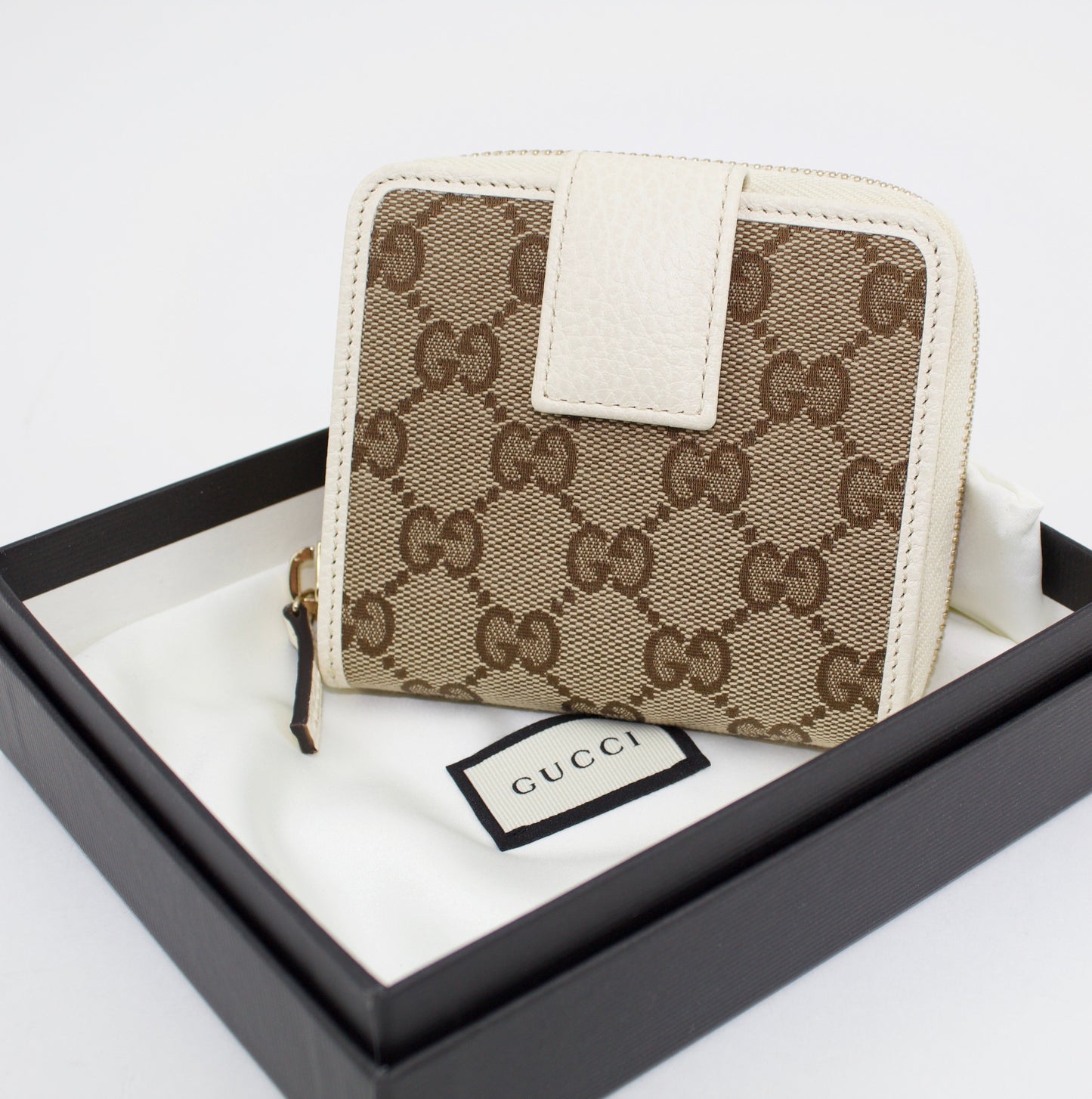 GUCCI GG BROWN SIGNATURE WALLET