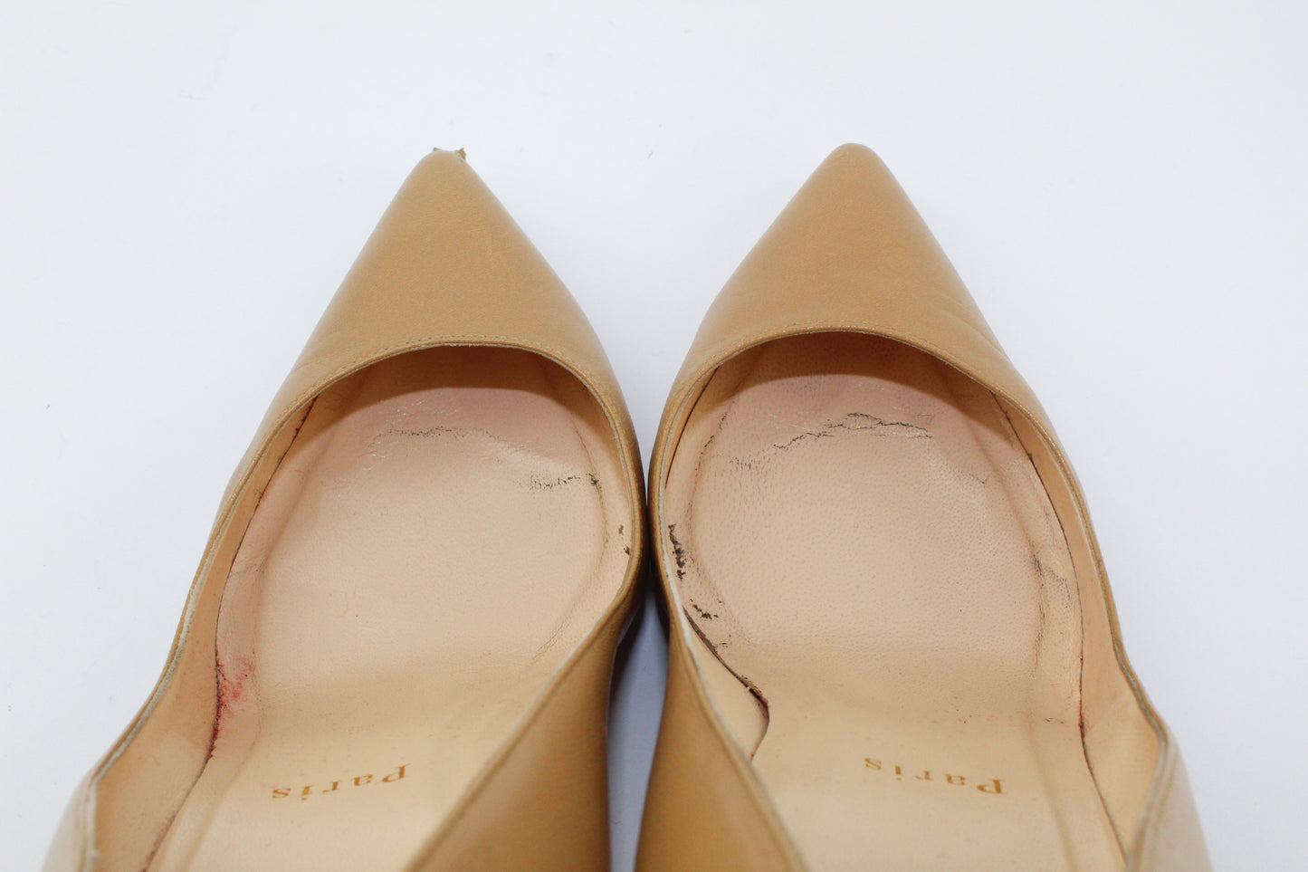 Christian Louboutin Pigalle 100 kid blush