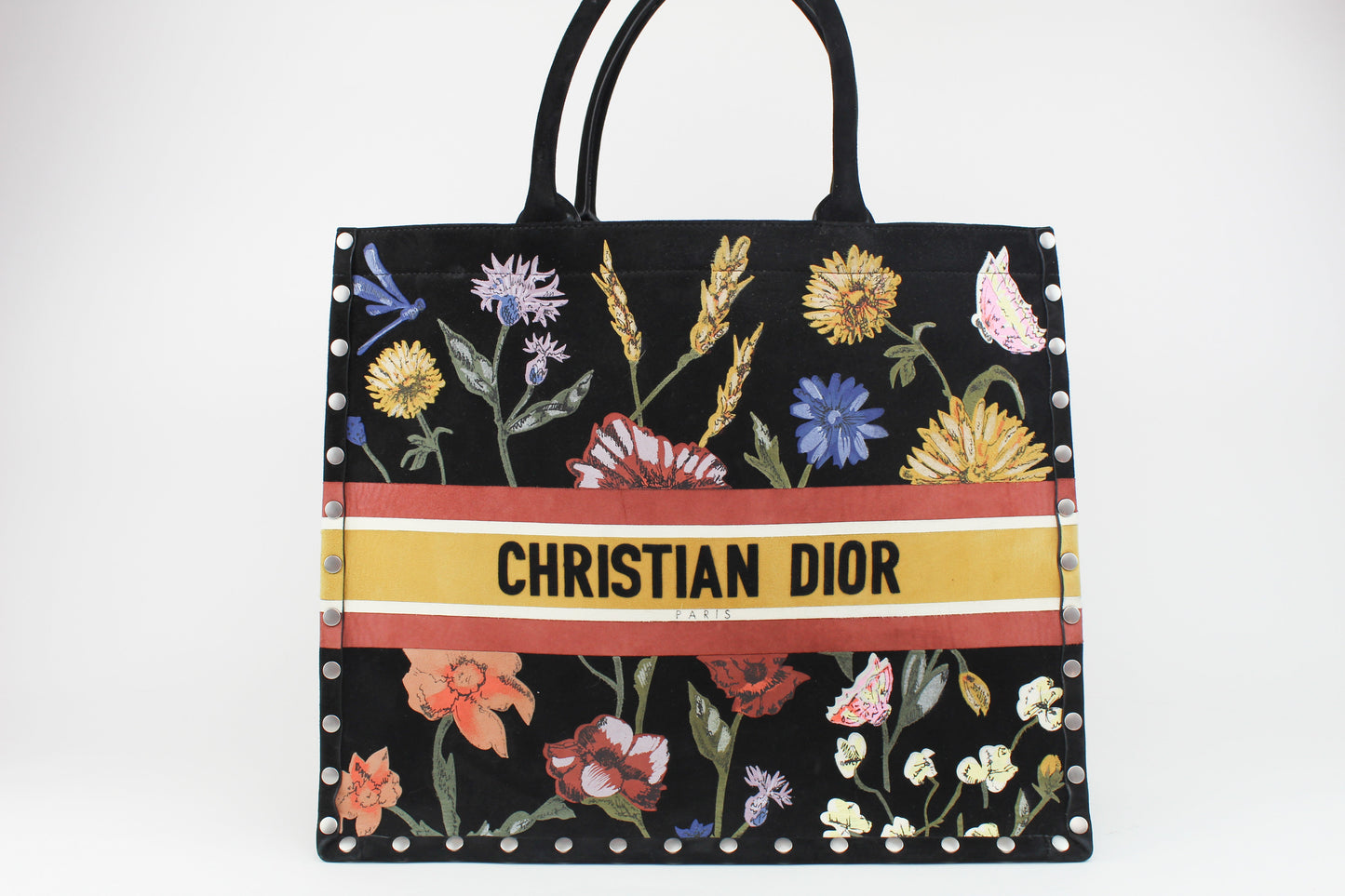 Dior Embroidered Floral book Tote Limited edition