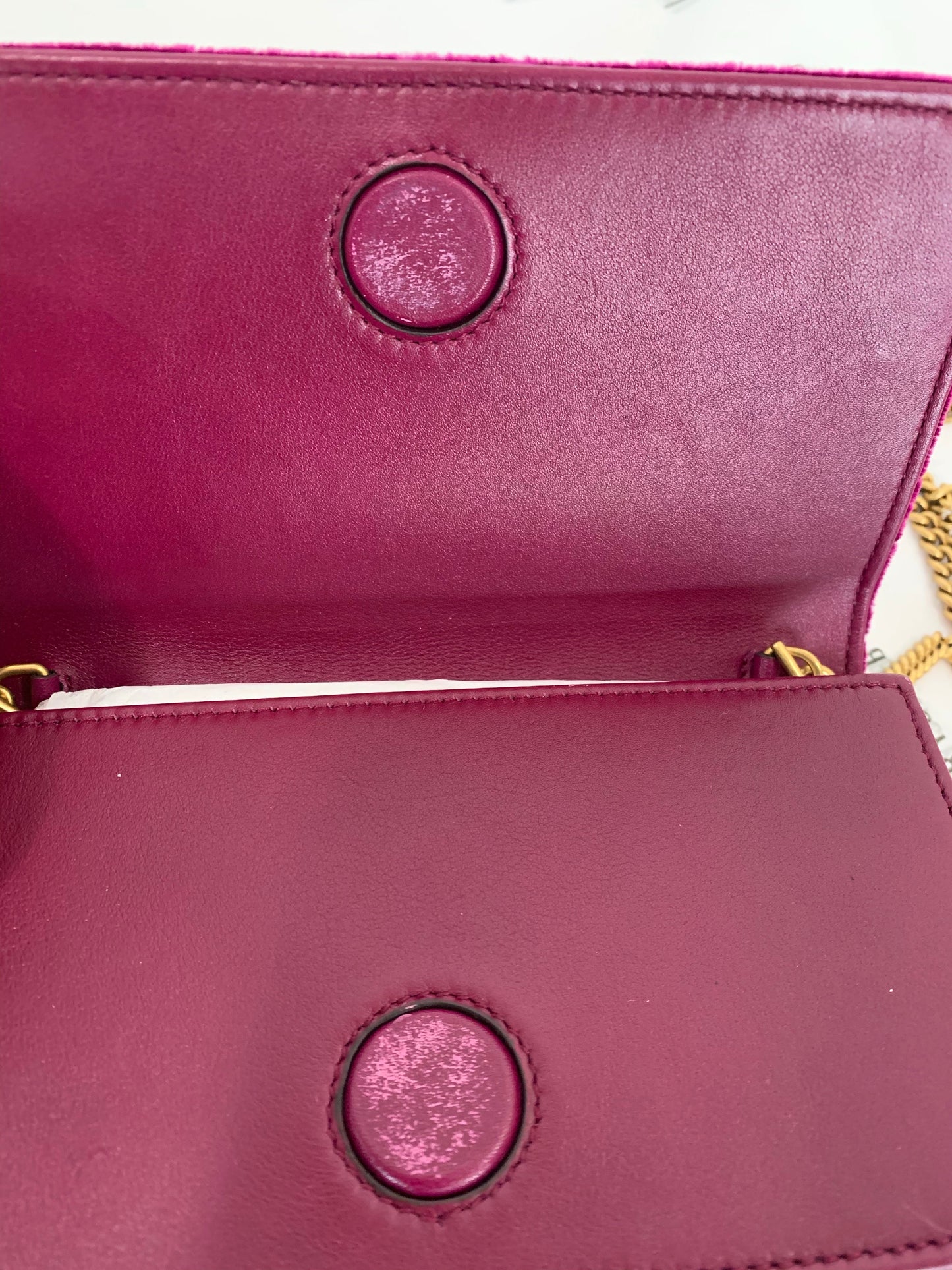 Gucci GG Marmont velvet mini crossbody