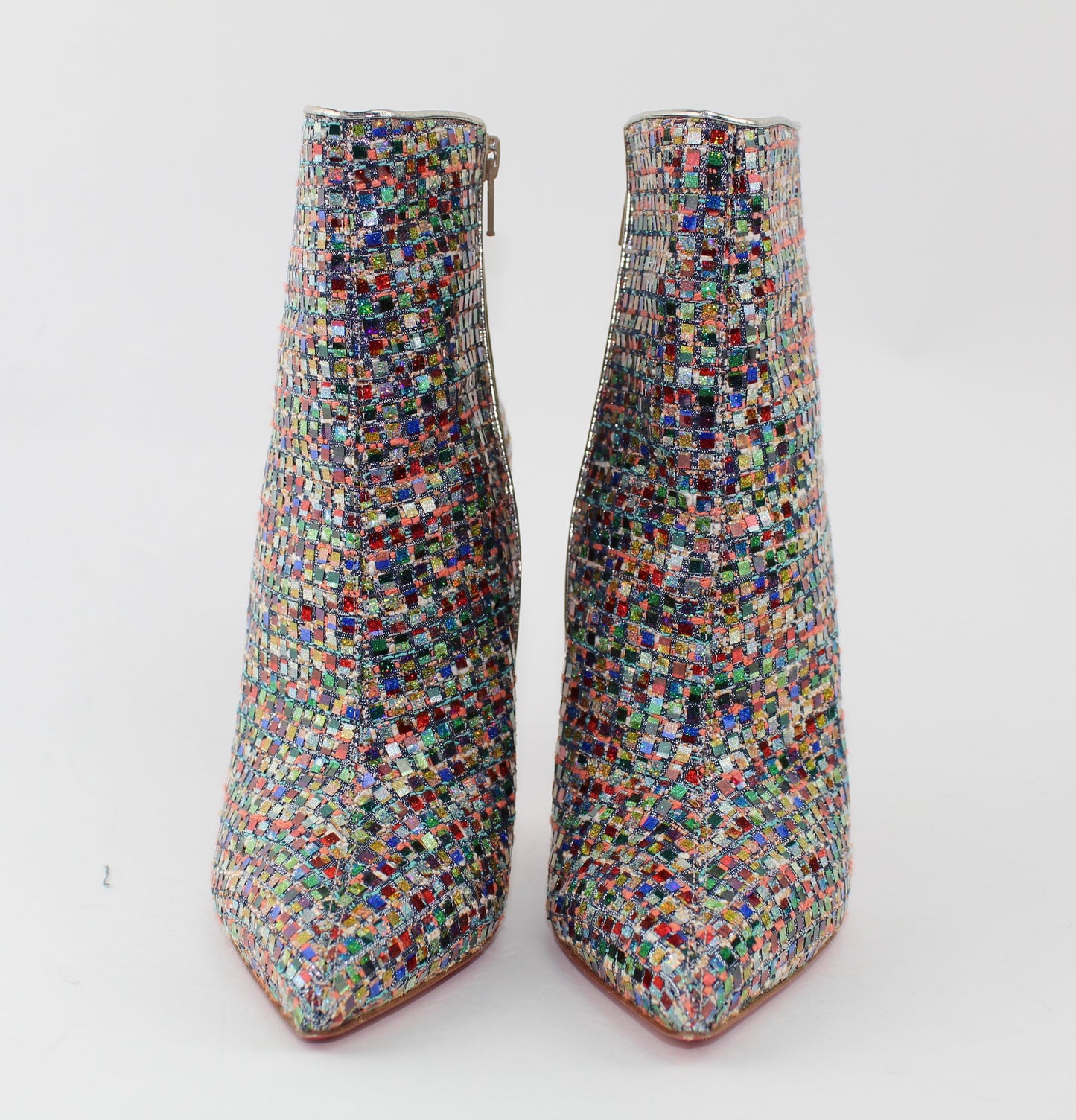 CHRISTIAN LOUBOUTIN SO KATE BOOTY 100 TRESSAGE MULTI