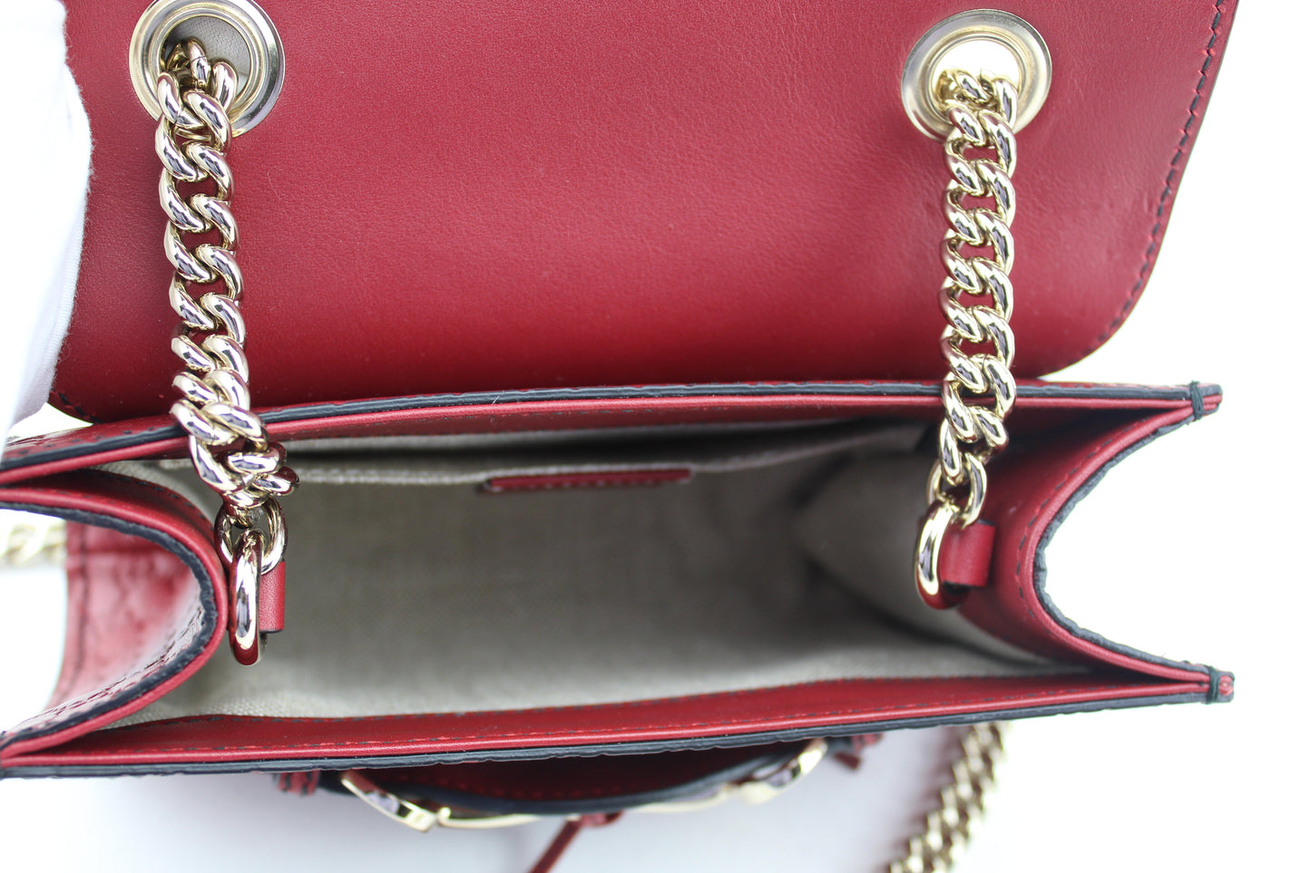 Gucci Emily Guccissima Mini Chain Shoulder Bag