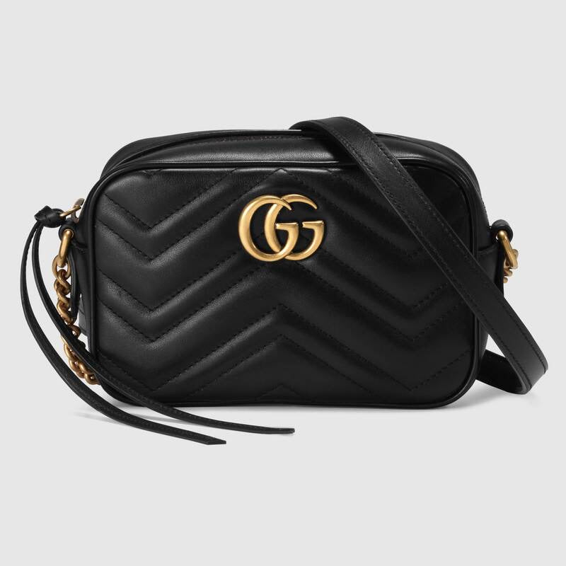 GUCCI GG MARMONT MATELASSE MINI CROSSBODY BAG