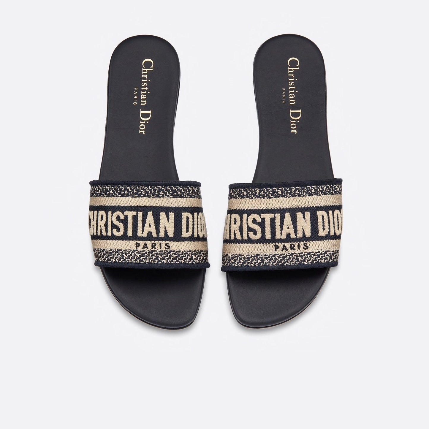 Christian Dior Dway Slides Deep Blue