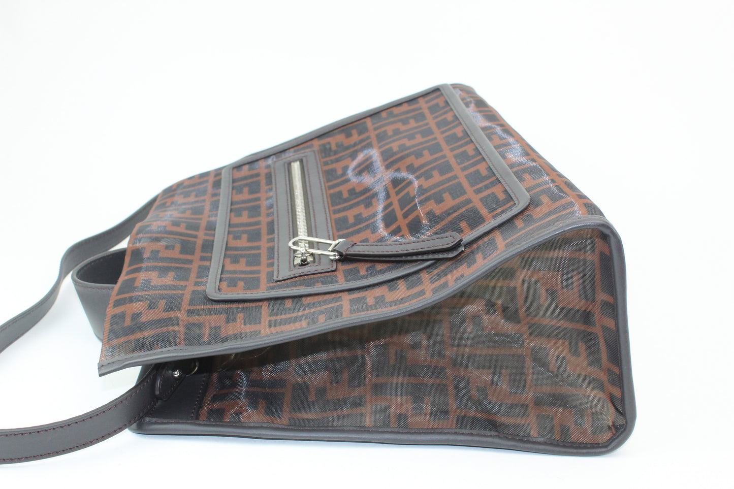 Fendi Runaway FF Mesh  Tote Bag
