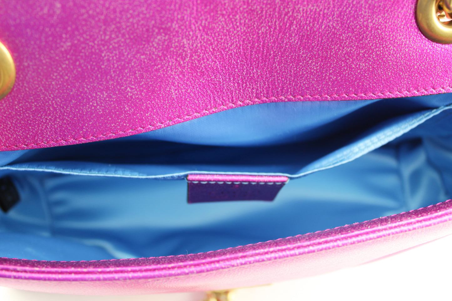 Gucci GG Marmont Mini Shoulder bag Pink and Purple