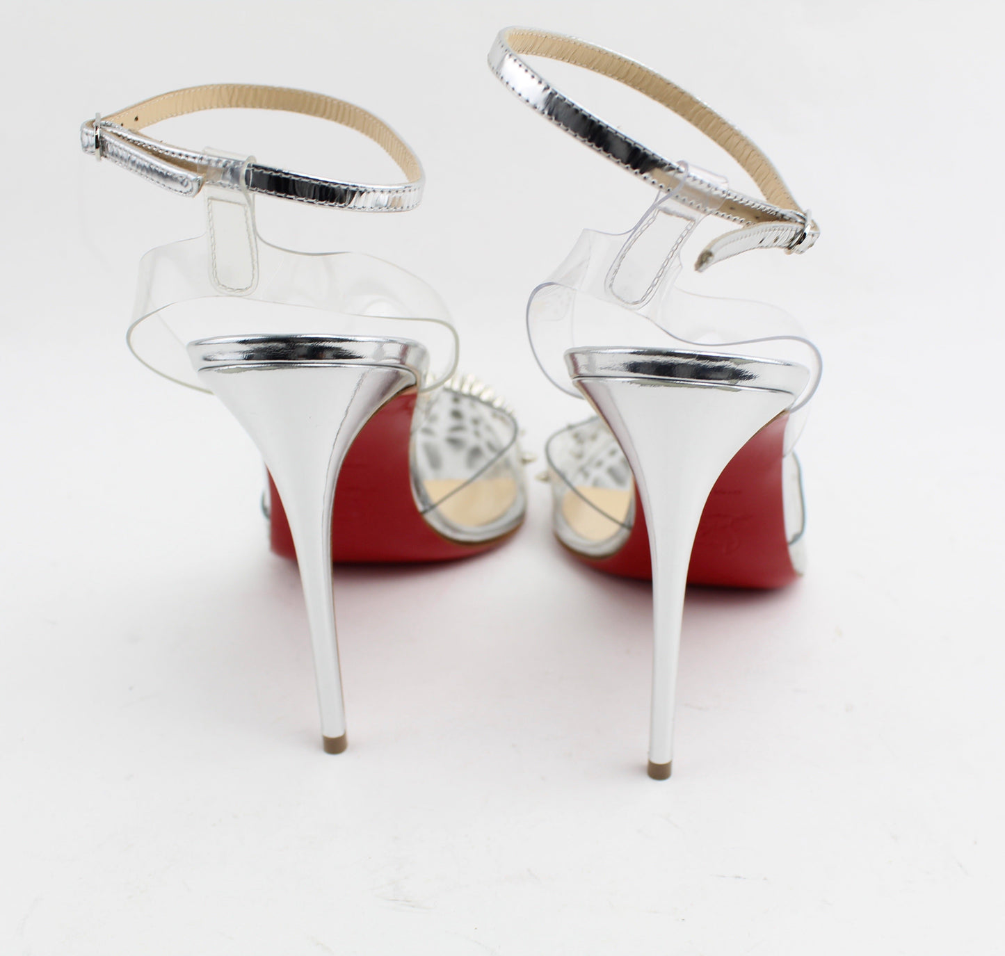 CHRISTIAN LOUBOUTIN SPIKOO 100MM  PVC SIZE 39