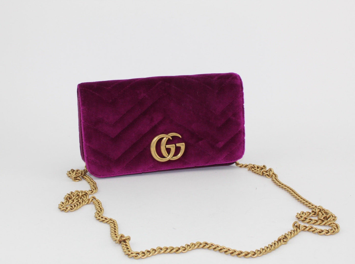Gucci GG Marmont velvet mini crossbody