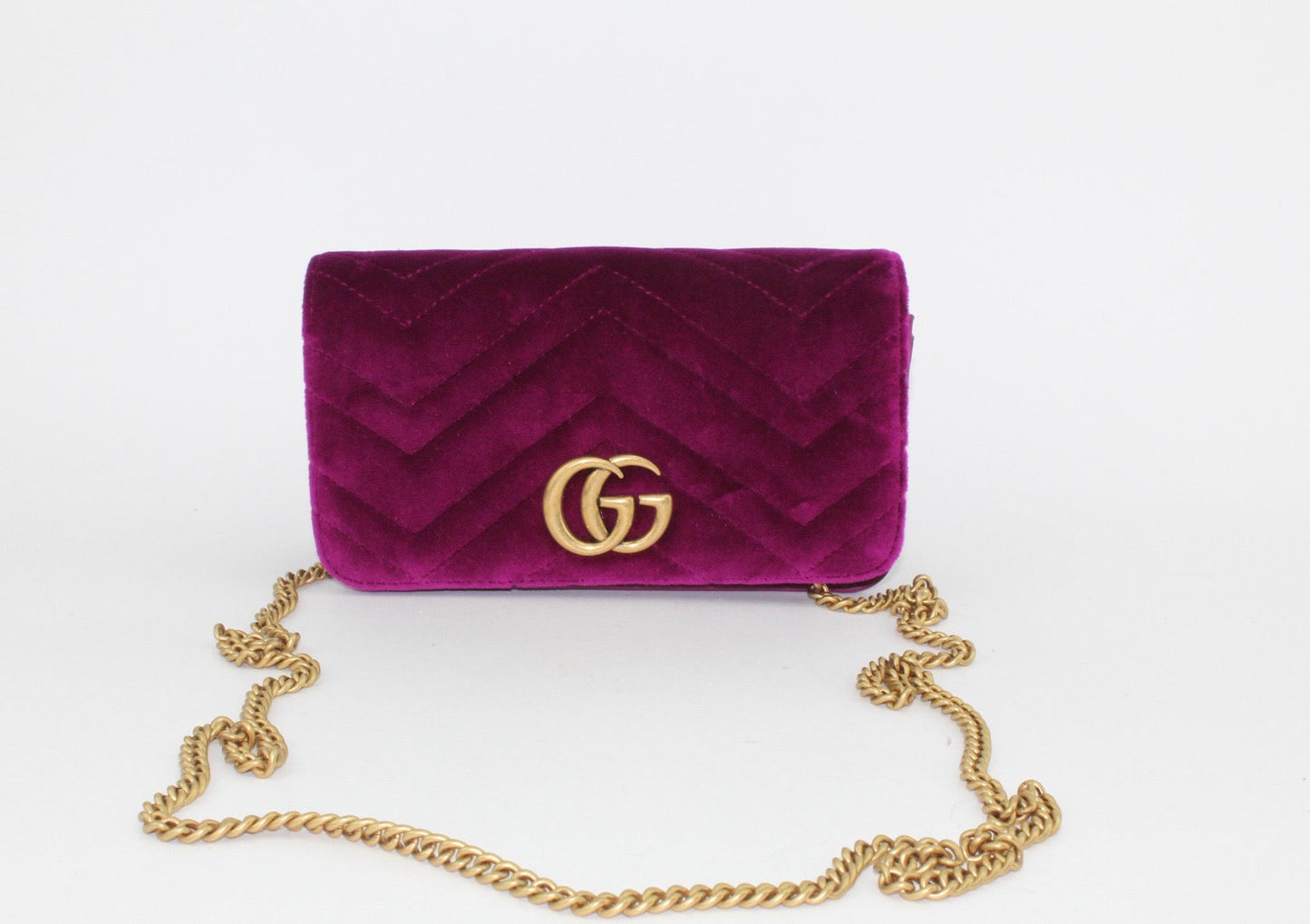 Gucci GG Marmont velvet mini crossbody