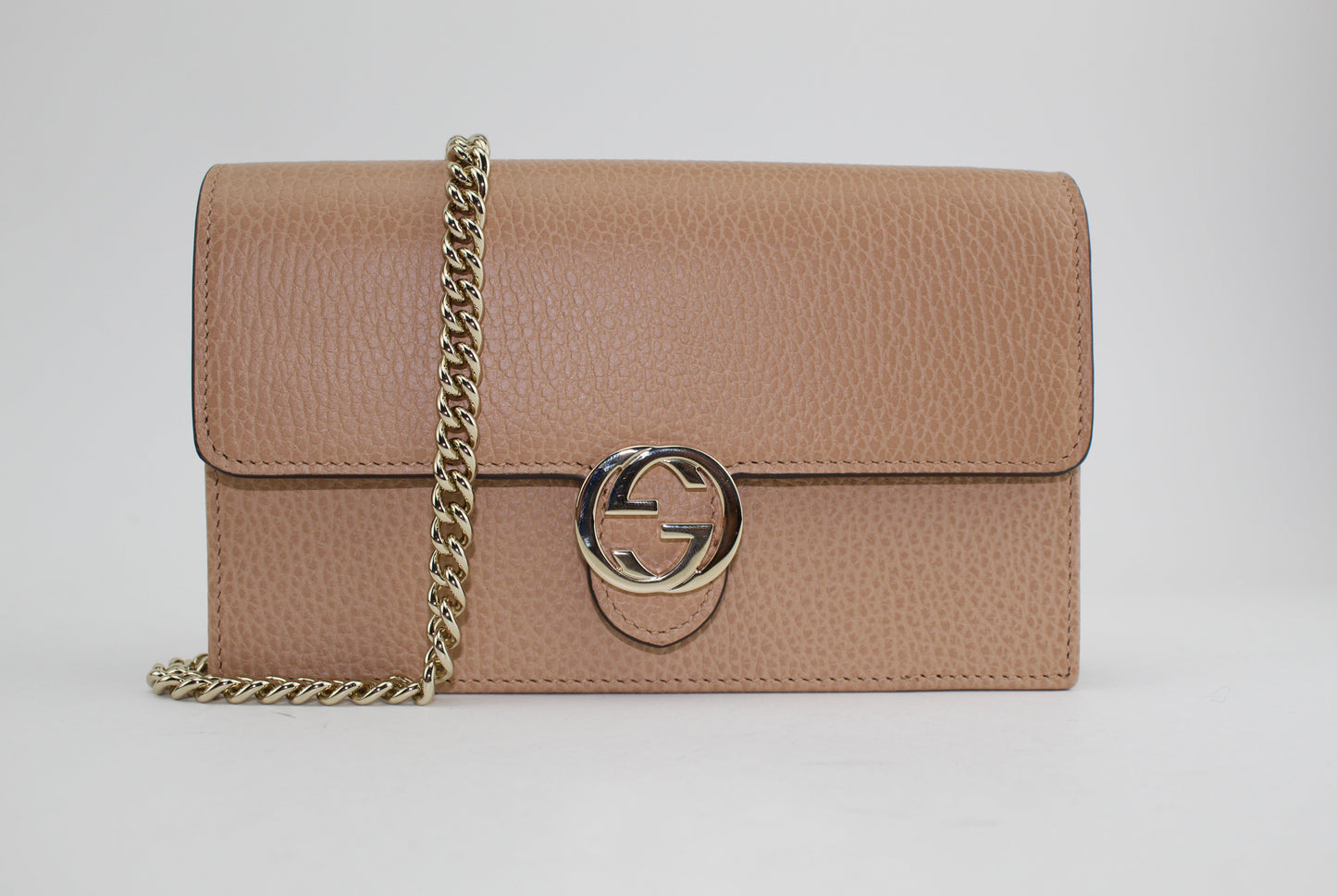 GUCCI ICON CHAIN BAG NUDE