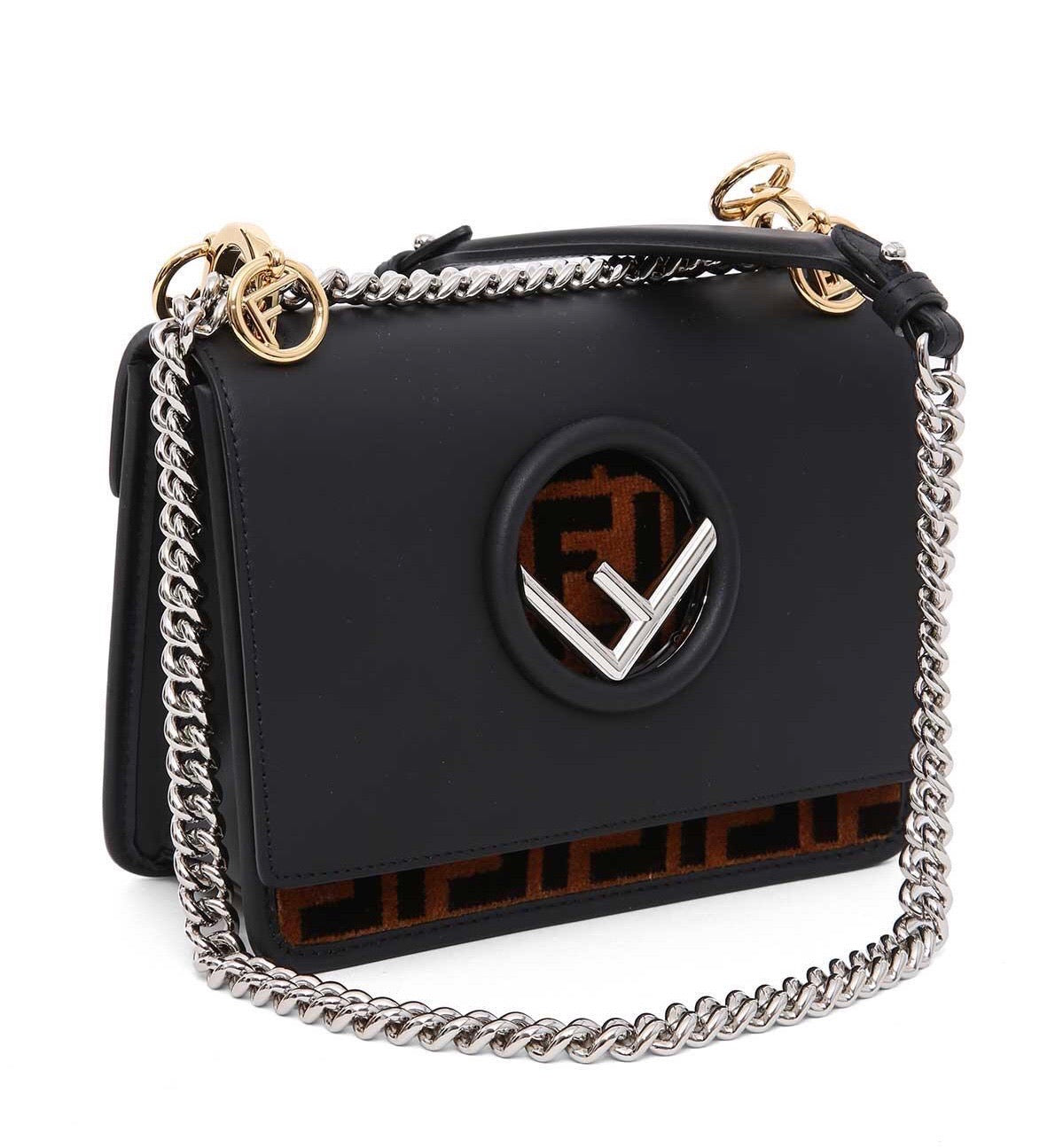 FENDI KAN I F SMALL SHOULDER BAG