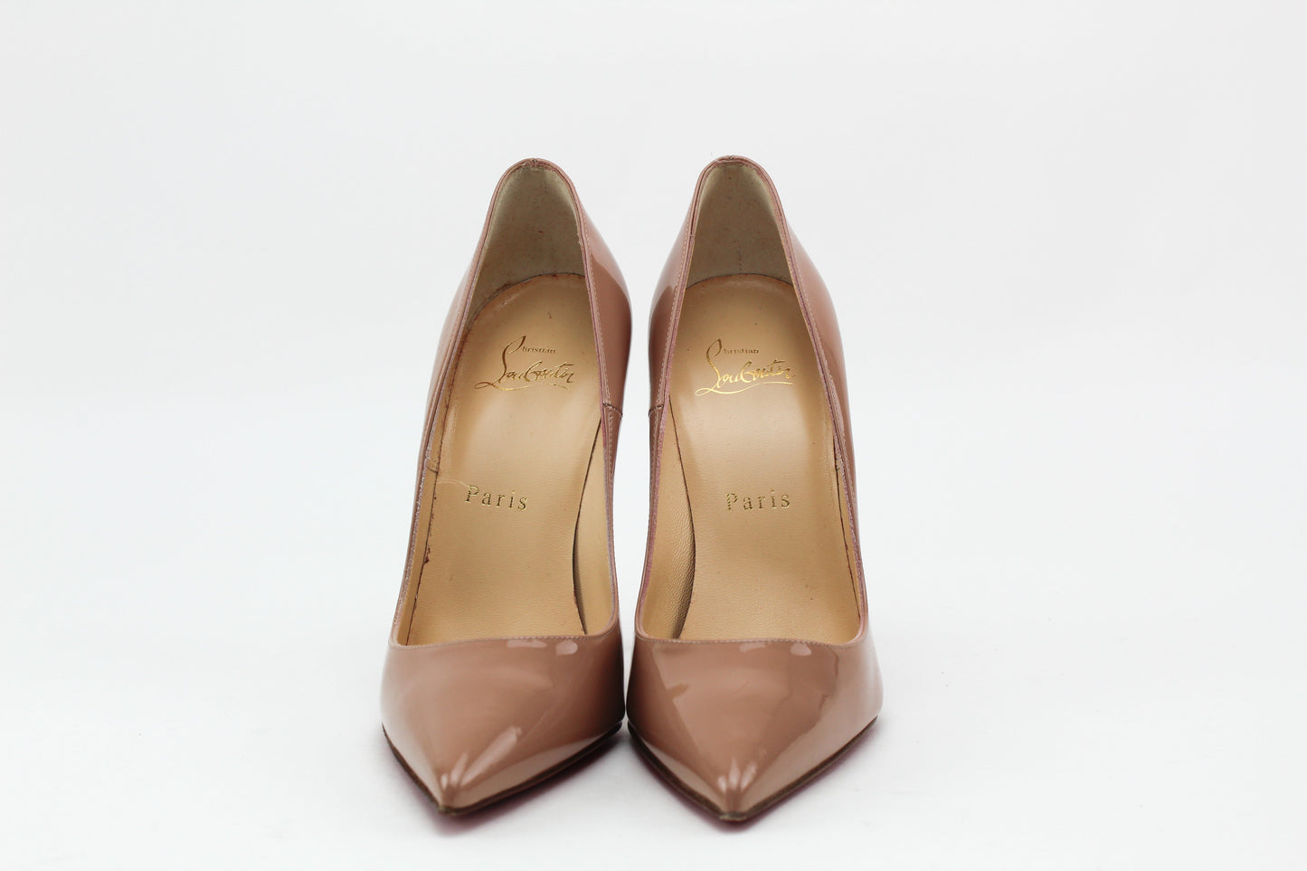 Christian Louboutin So Kate 120 Patent nude