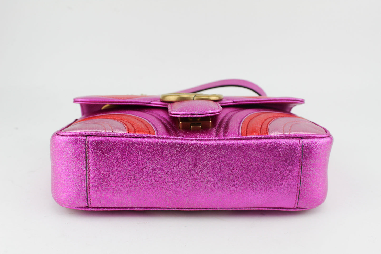Gucci GG Marmont Mini Shoulder bag Pink and Purple
