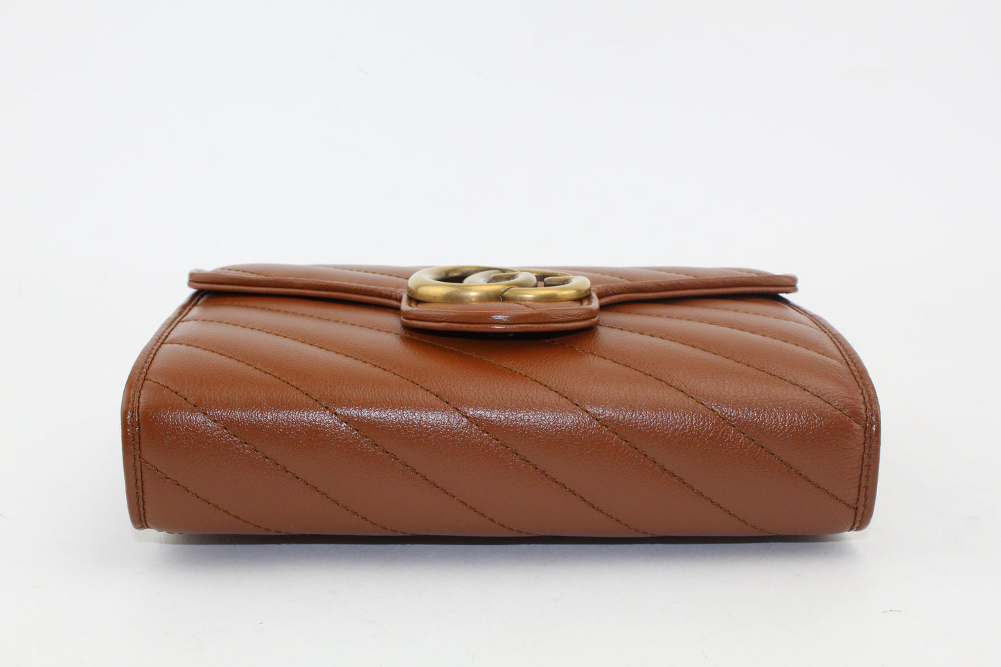 Gucci GG Marmont Chevron Quilted Flap Bag
