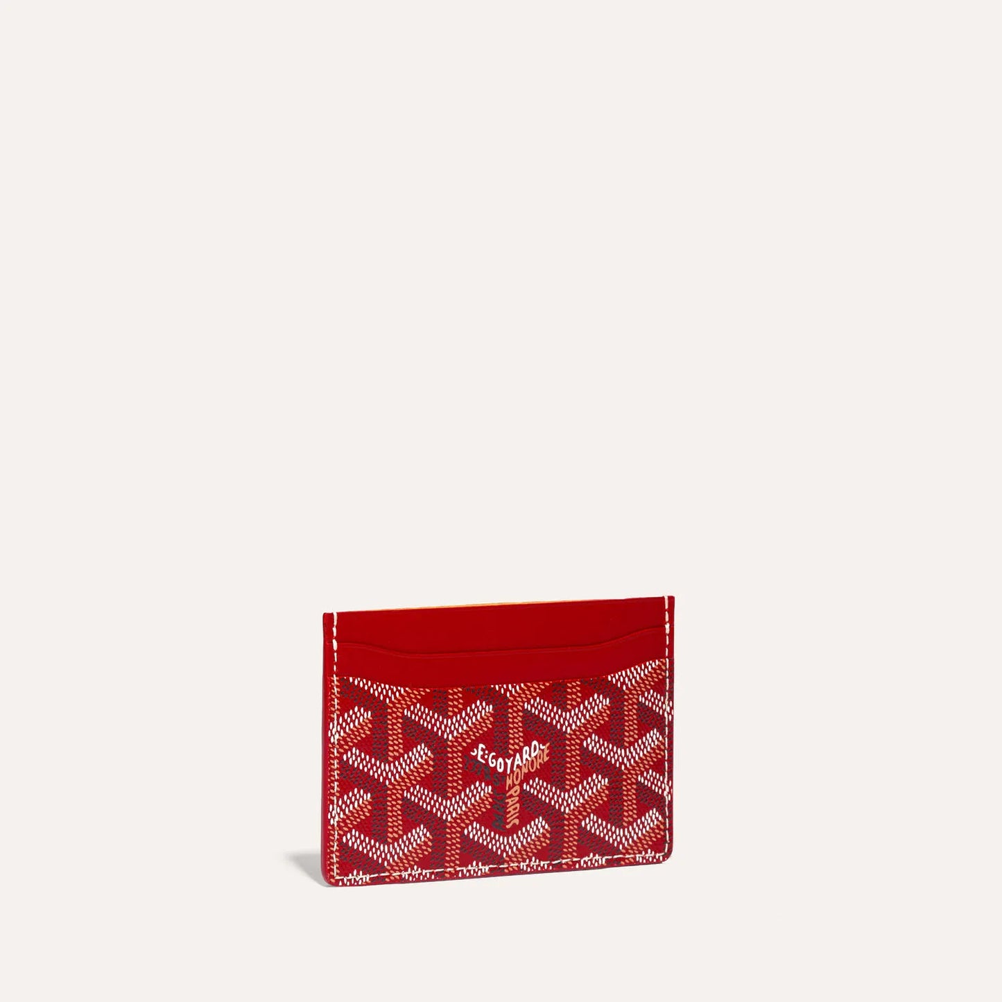 Goyard Card Case Red