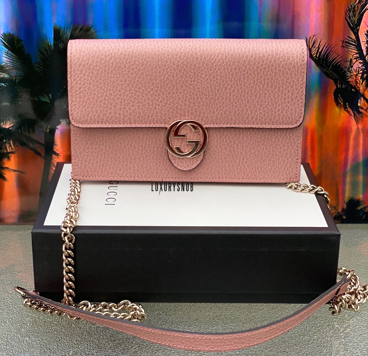 Gucci Icon Chain in pink