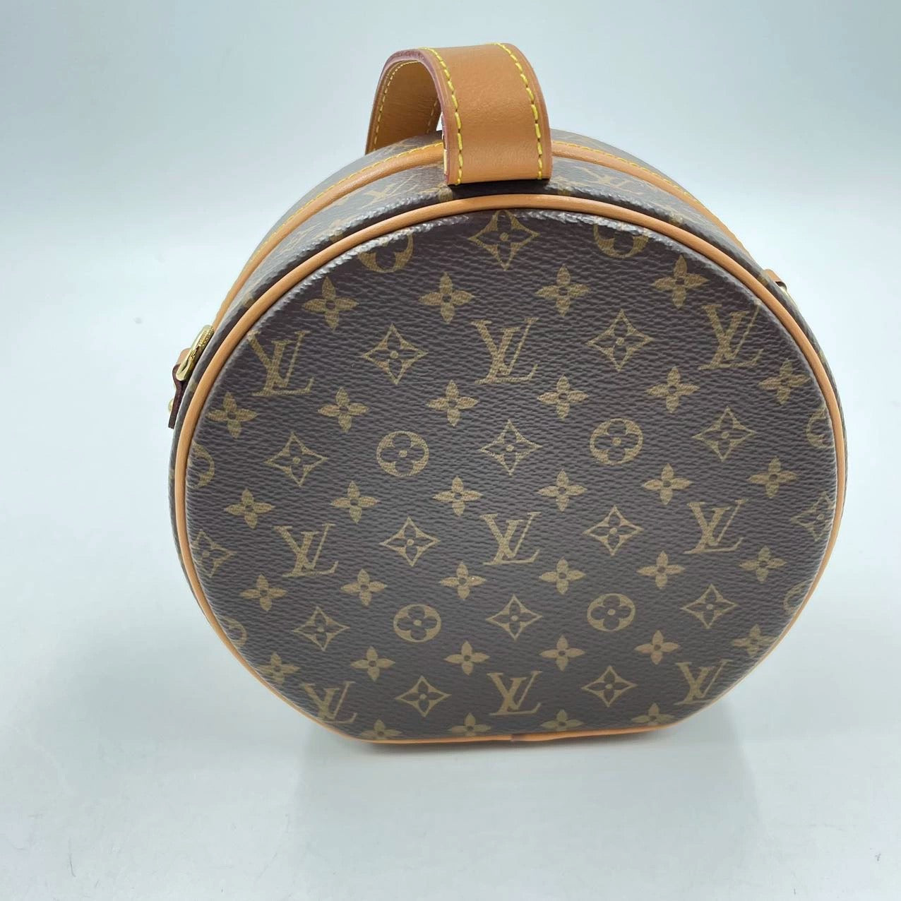Louis Vuitton Petite BoÃ®te Chapeau Stiff Leather Crossbody Bag