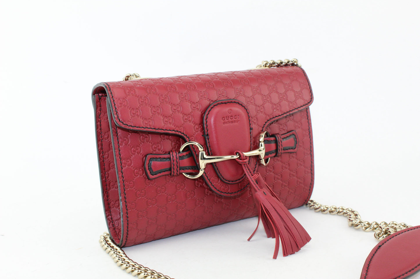 Gucci Emily Guccissima Mini Chain Shoulder Bag