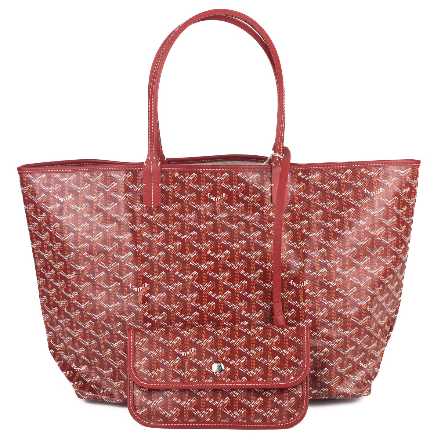 Goyard Saint Louis Pm Tote Bag Red
