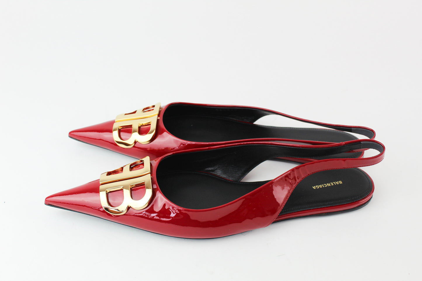 Balenciaga BB slingback ballerinas