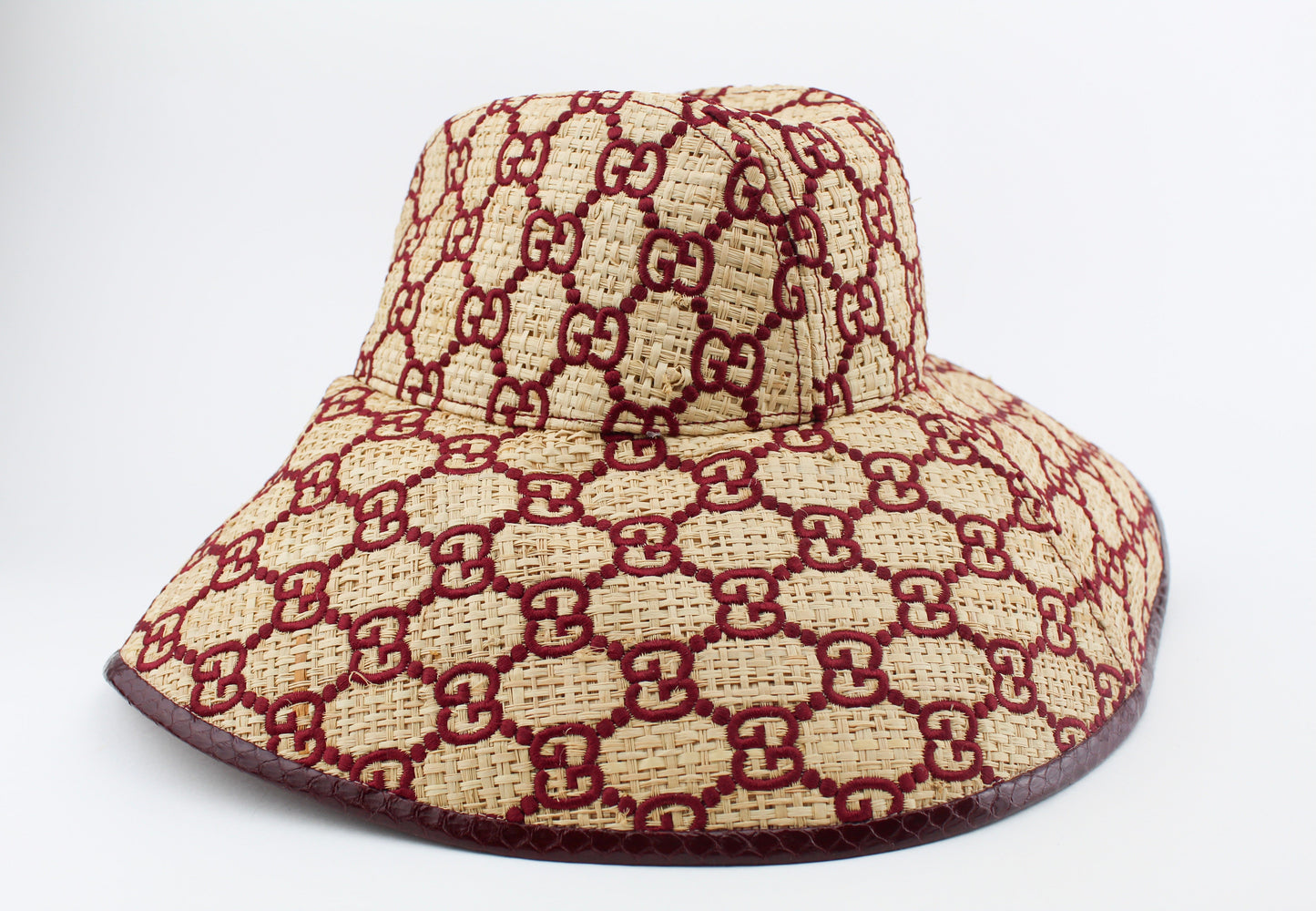 Gucci Gg Logo wide brim hat