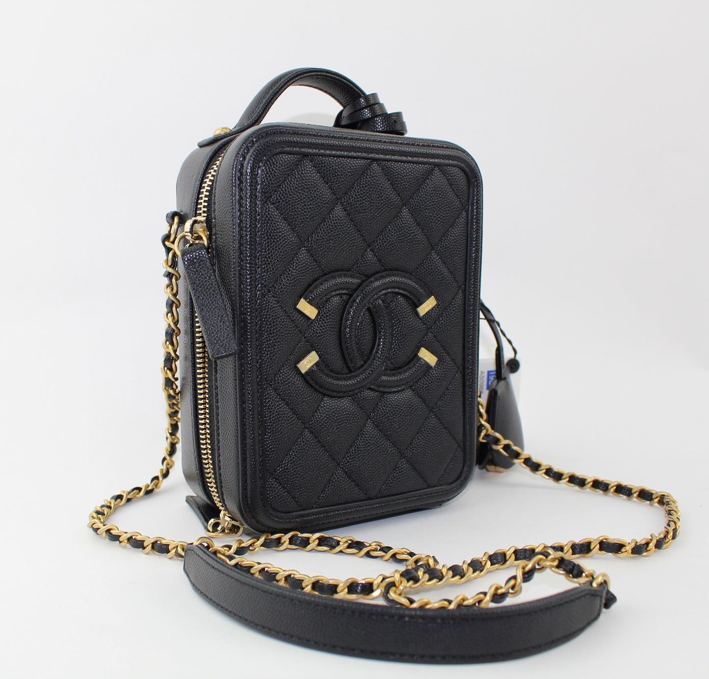 CHANEL BLACK VANITY CASE
