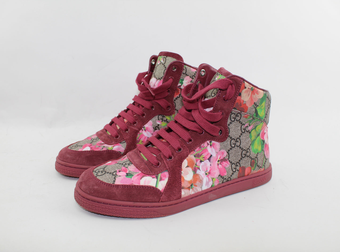 GUCCI 'CODA BLOOM' HIGH TOP SNEAKER