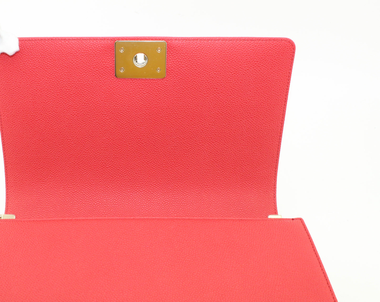 Chanel Large Caviar Boy Bag Red