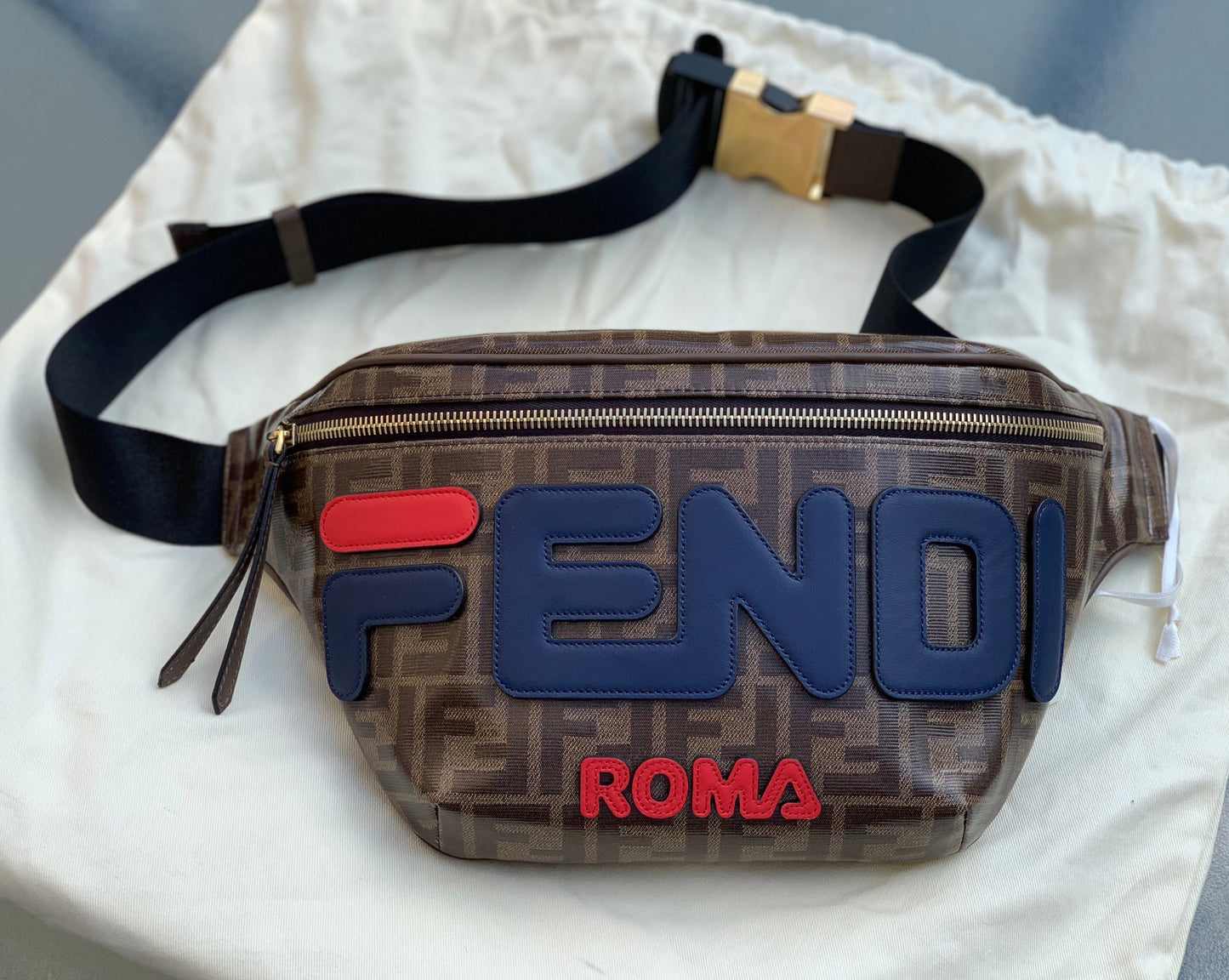 FENDI x FILA MANIA LOGO BELT BAG
