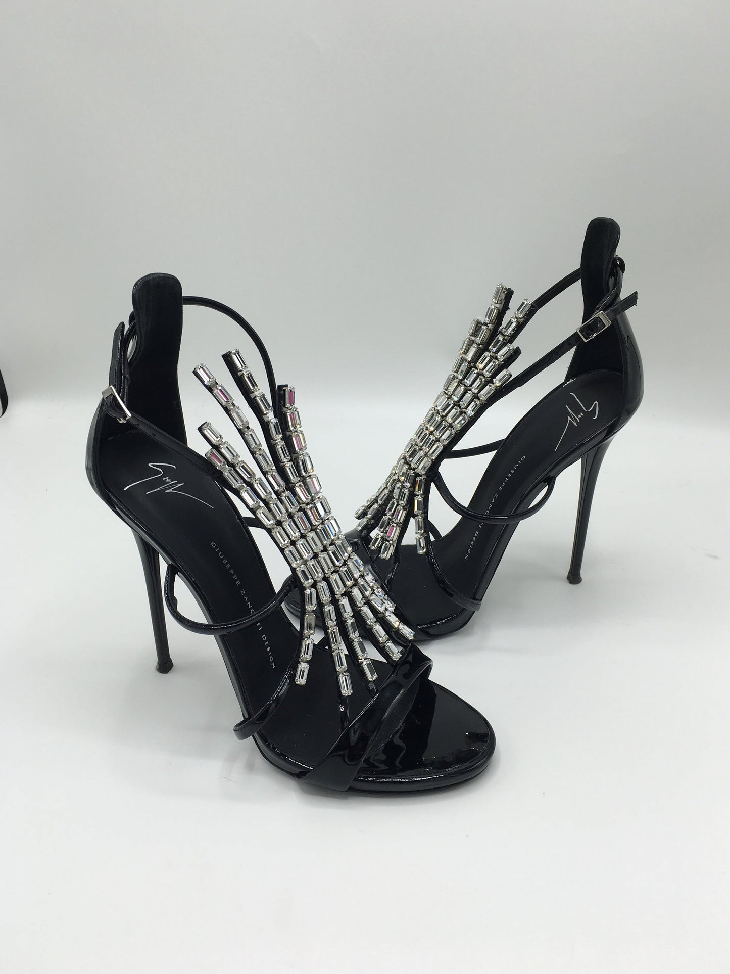 GIUSEPPE ZANOTTI BELLE CRYSTAL EMBELLISHED SIZE 40