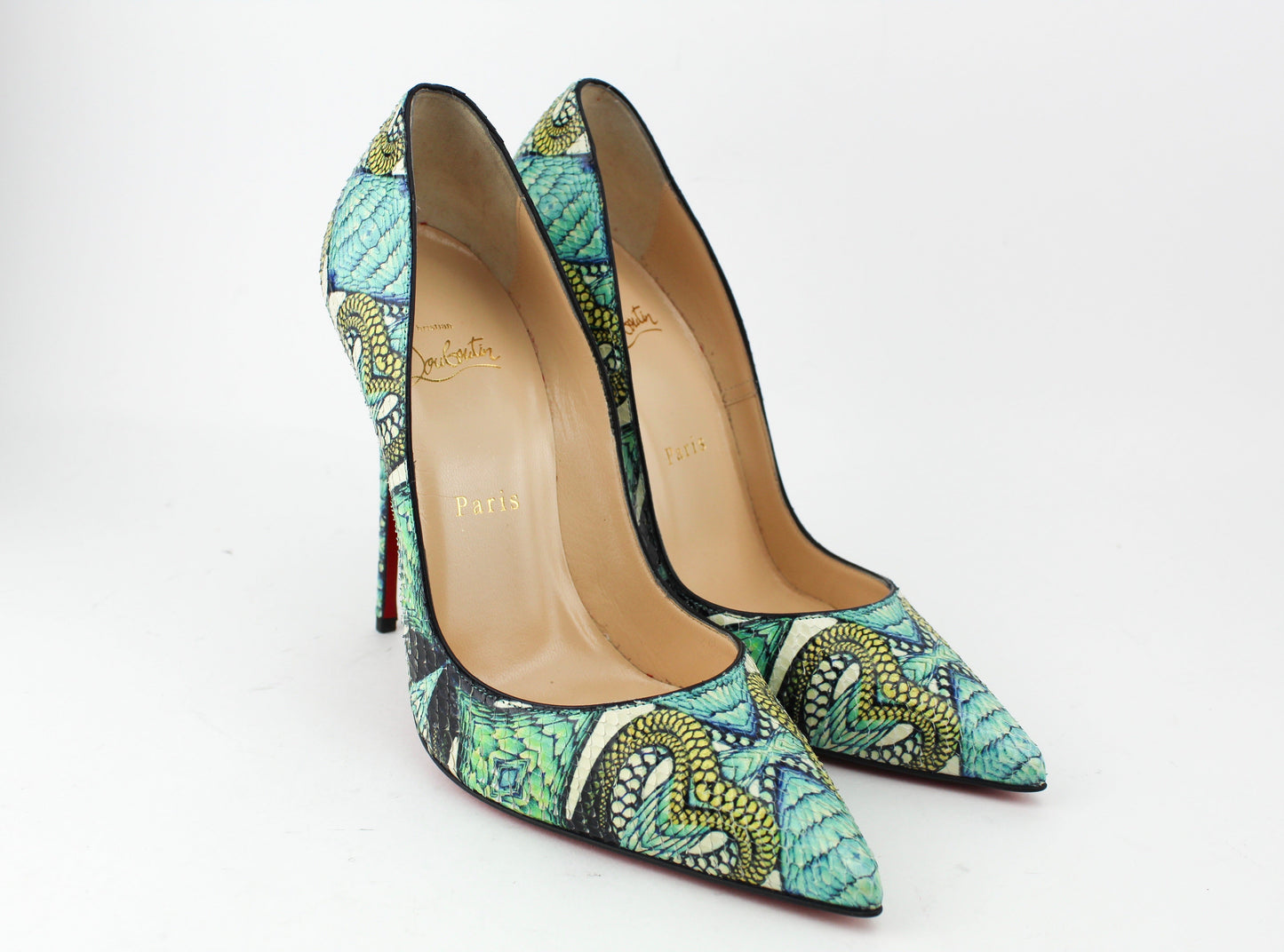 Christian Louboutin So Kate 120 Python Inferno