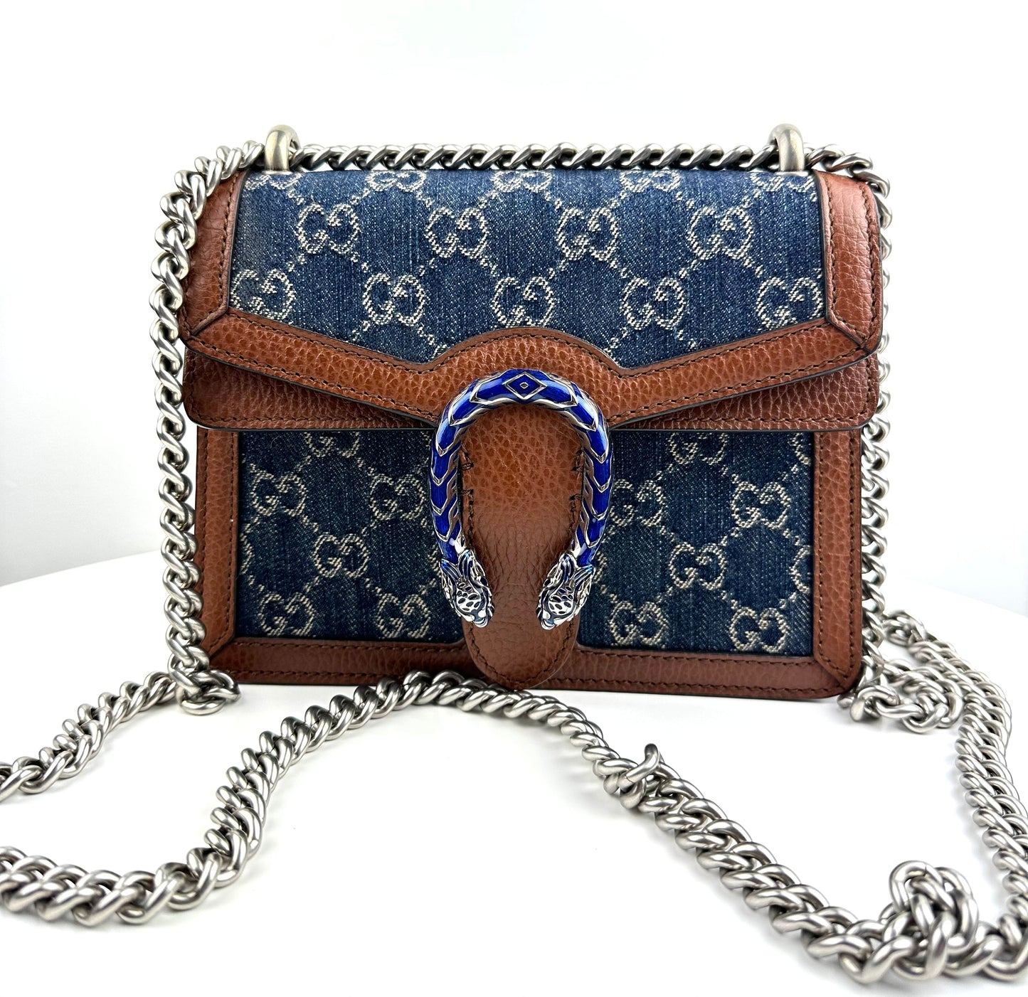 Gucci Dionysus GG Denim Mini Bag